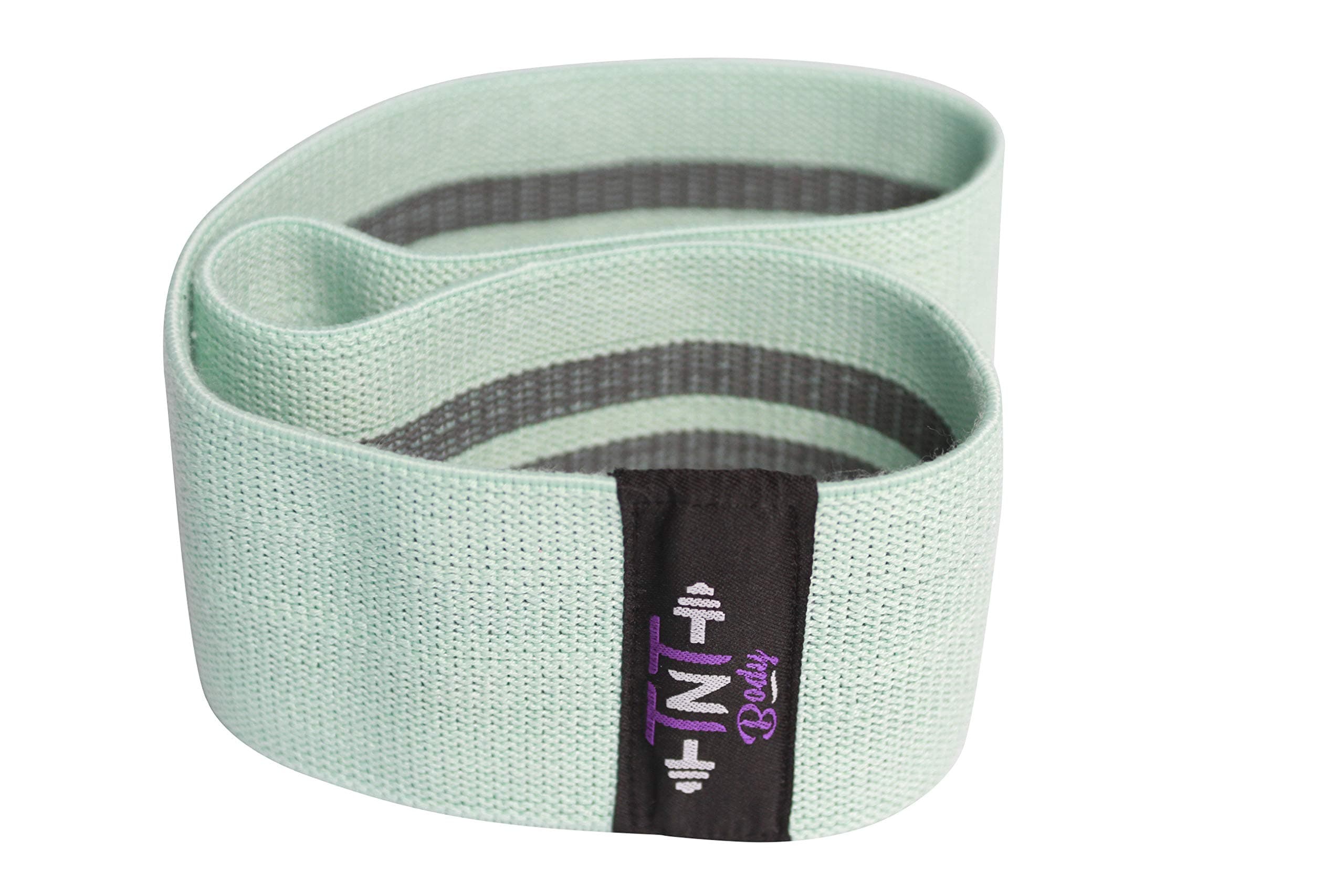 TNT Body Resistance Bands | Premium Hip Loop Exercise Circle Bands | Non-Slip Fabric Booty Bands with Carrying Bag (2 Sizes & 3 Colors)
