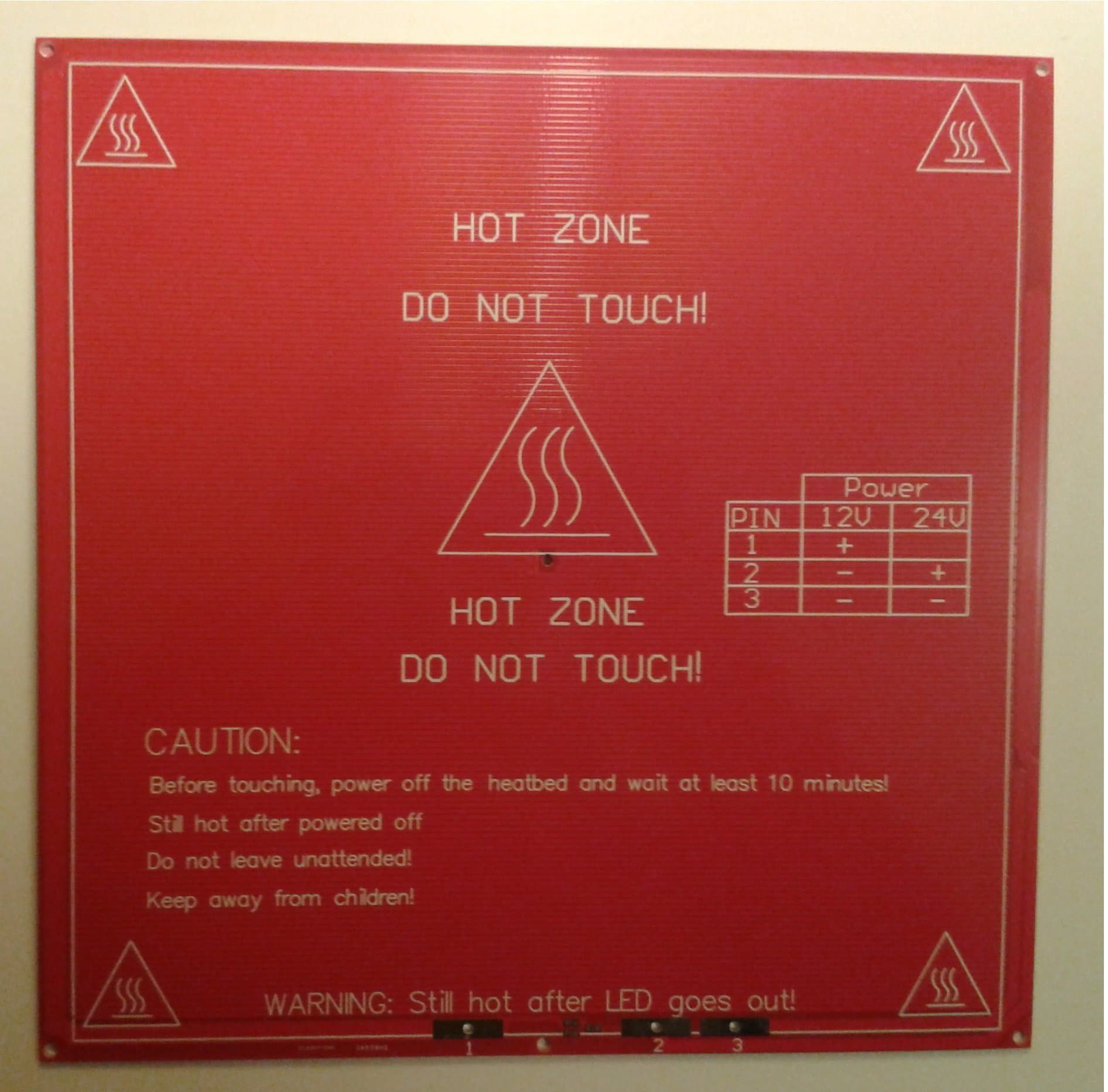 3D Printer Heated Bed - Mk2b PCB Heatbed - 12v & 24v