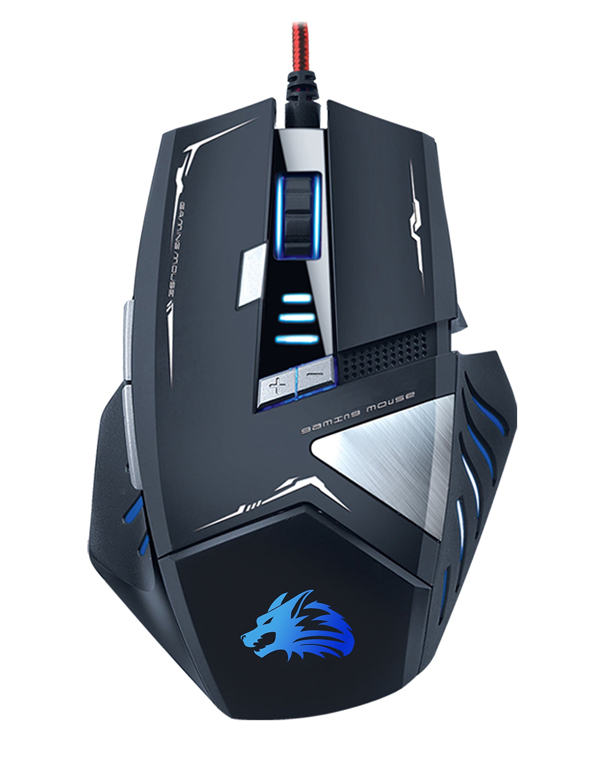 ROCKSOUL 8D Optical Gaming Mouse, RSMS-00215, Black Silver