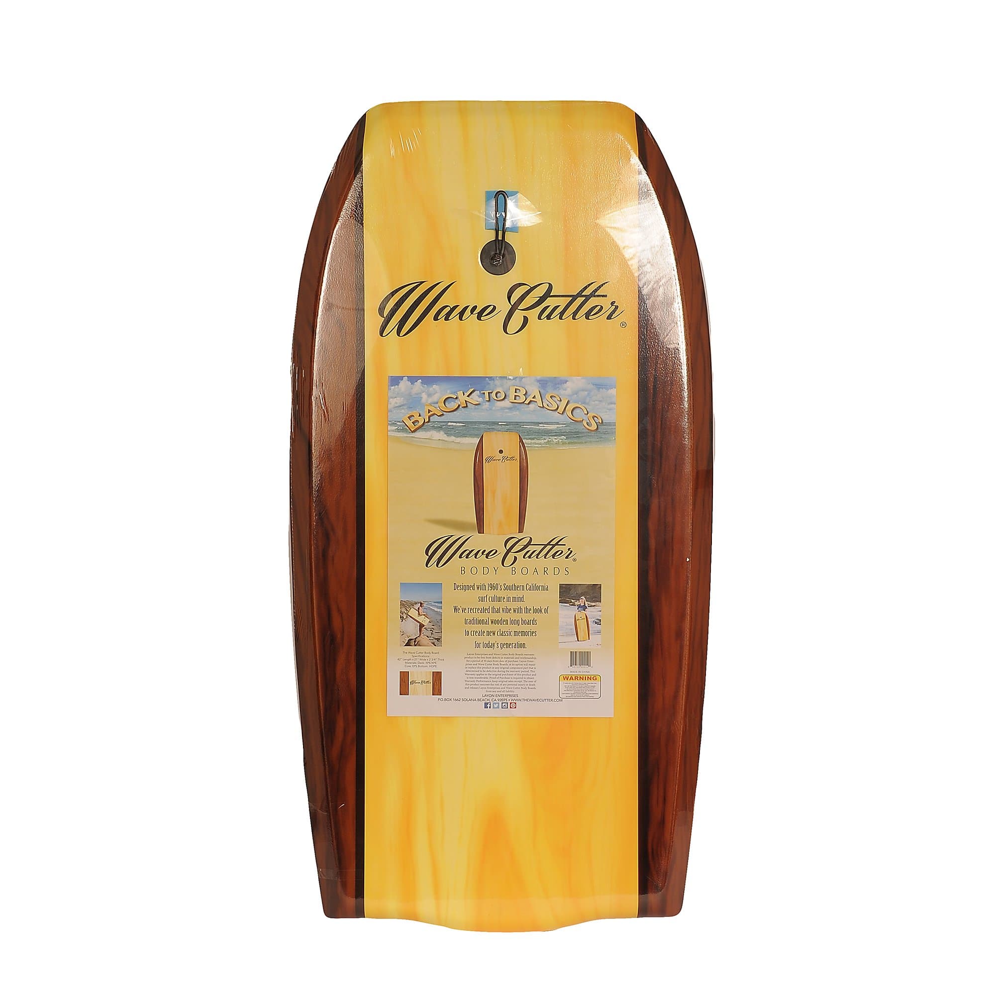 Wave Cutter 42" Body Board (Wood Design)