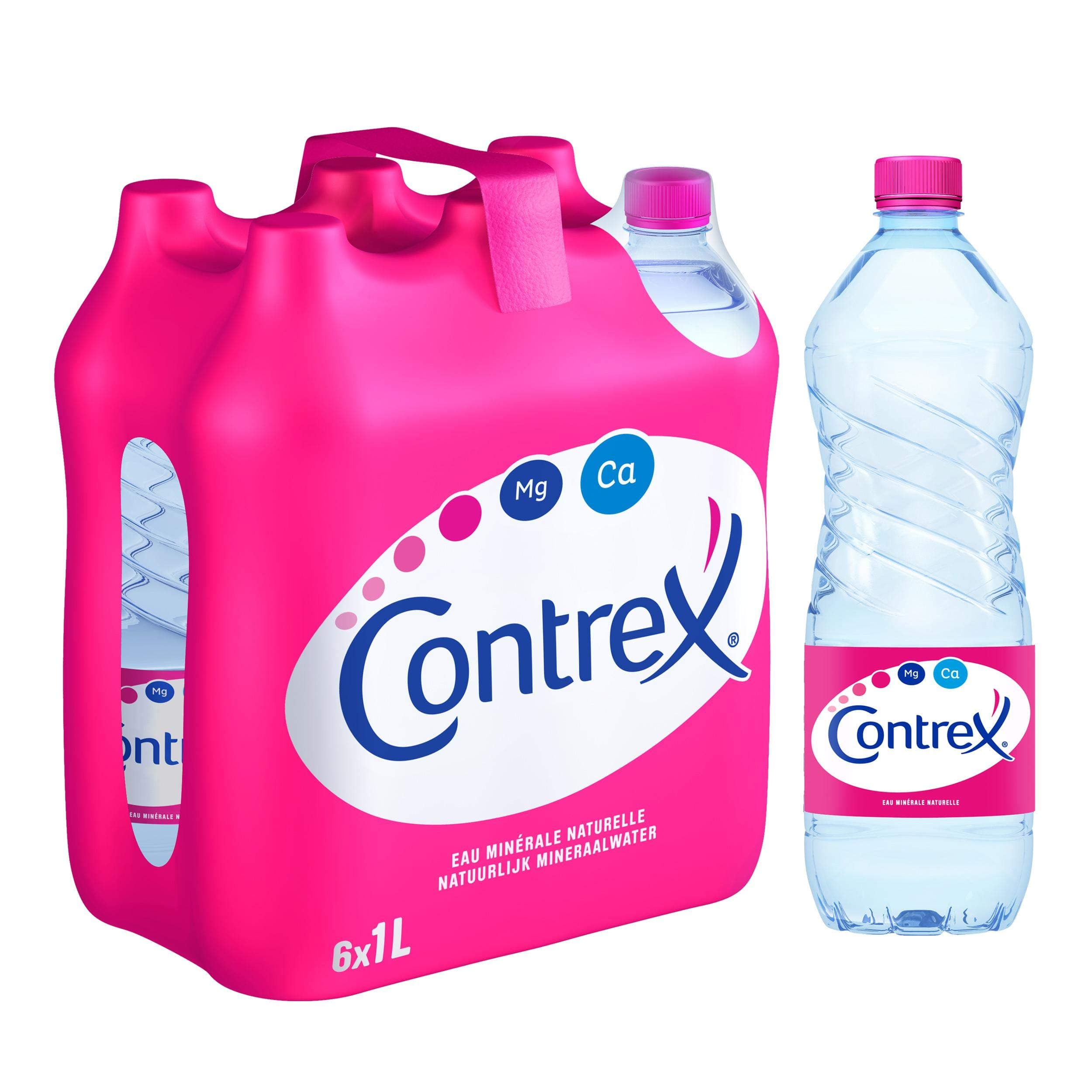 Contrex Mineral Water, 6 x 1L