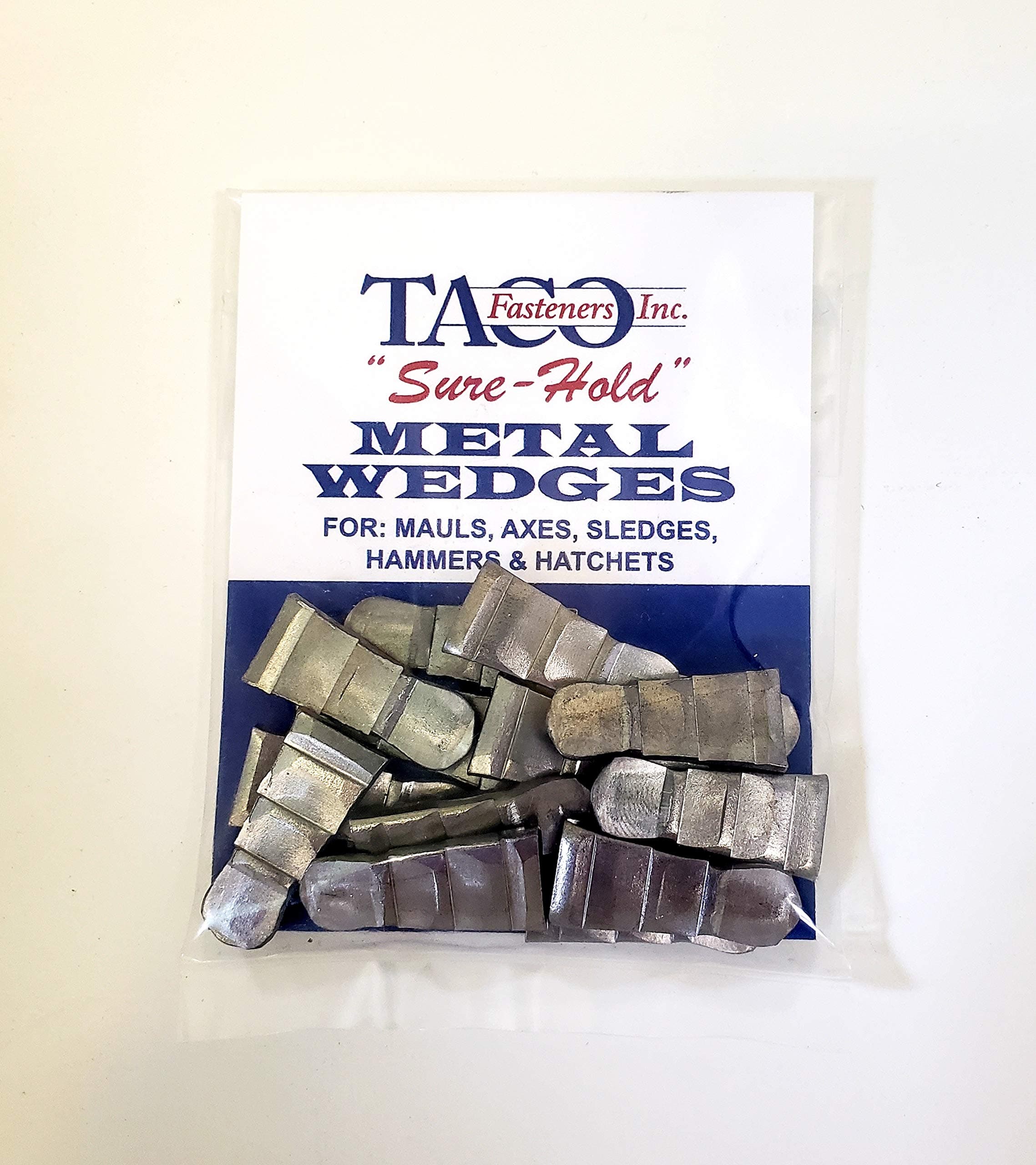 - 15 SURE-HOLD steel handle wedges