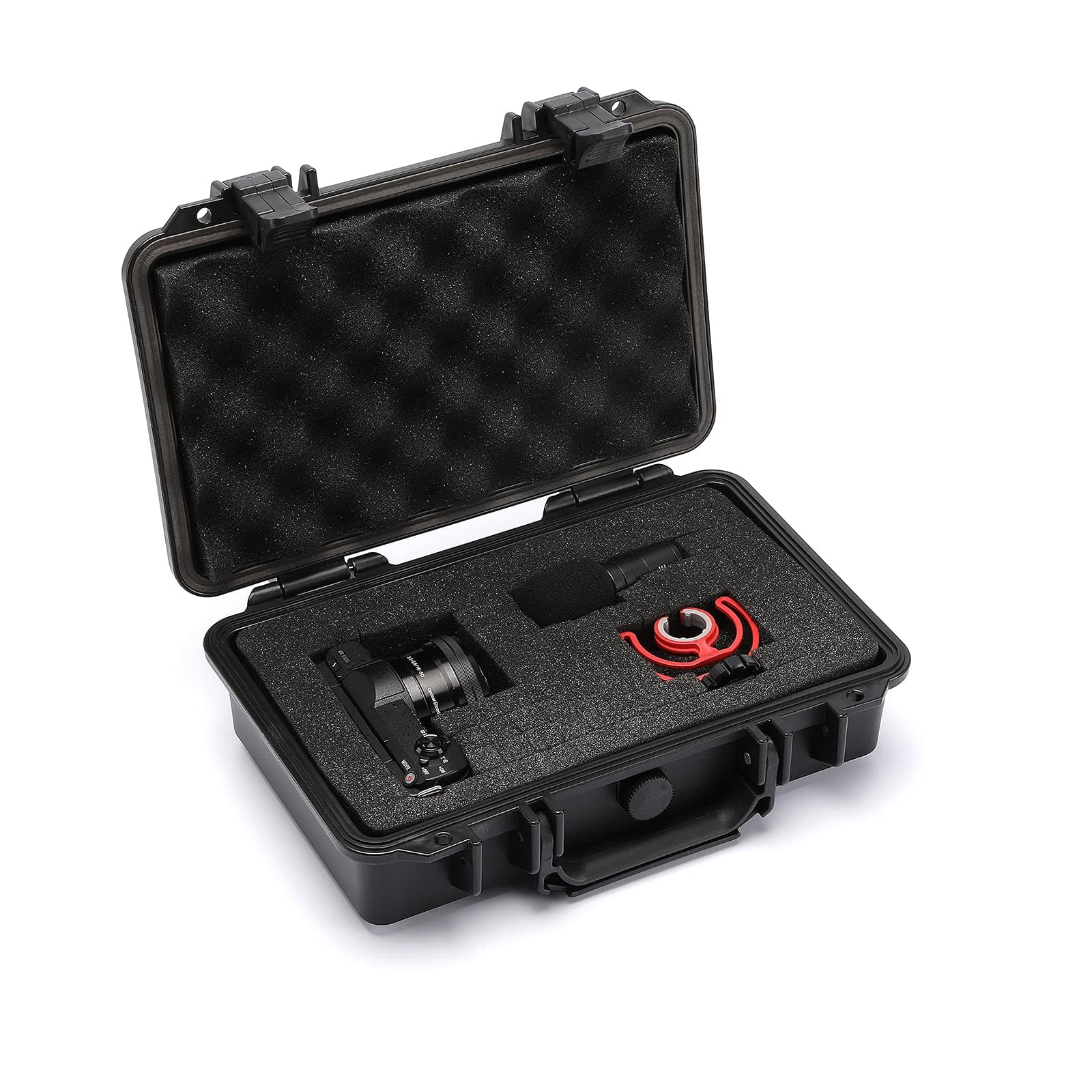 CASOMAN 11.5-Inch Black Waterproof & Explosion-Proof Box, Customizable Foam, IP67 Waterproof & Dustproof, Storage Box