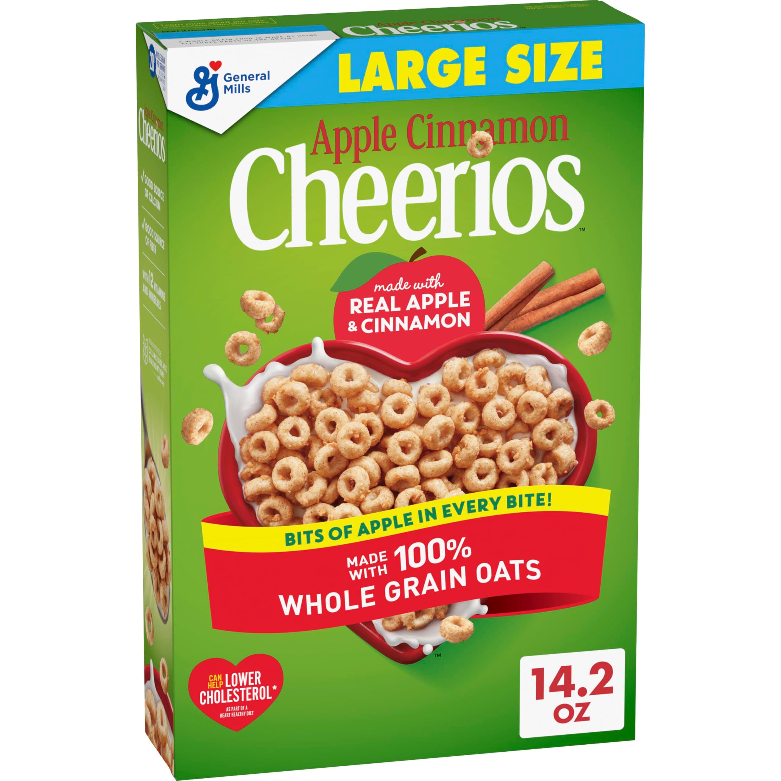 Cheerios General Mills Apple Cinnamon , 14.2 Oz