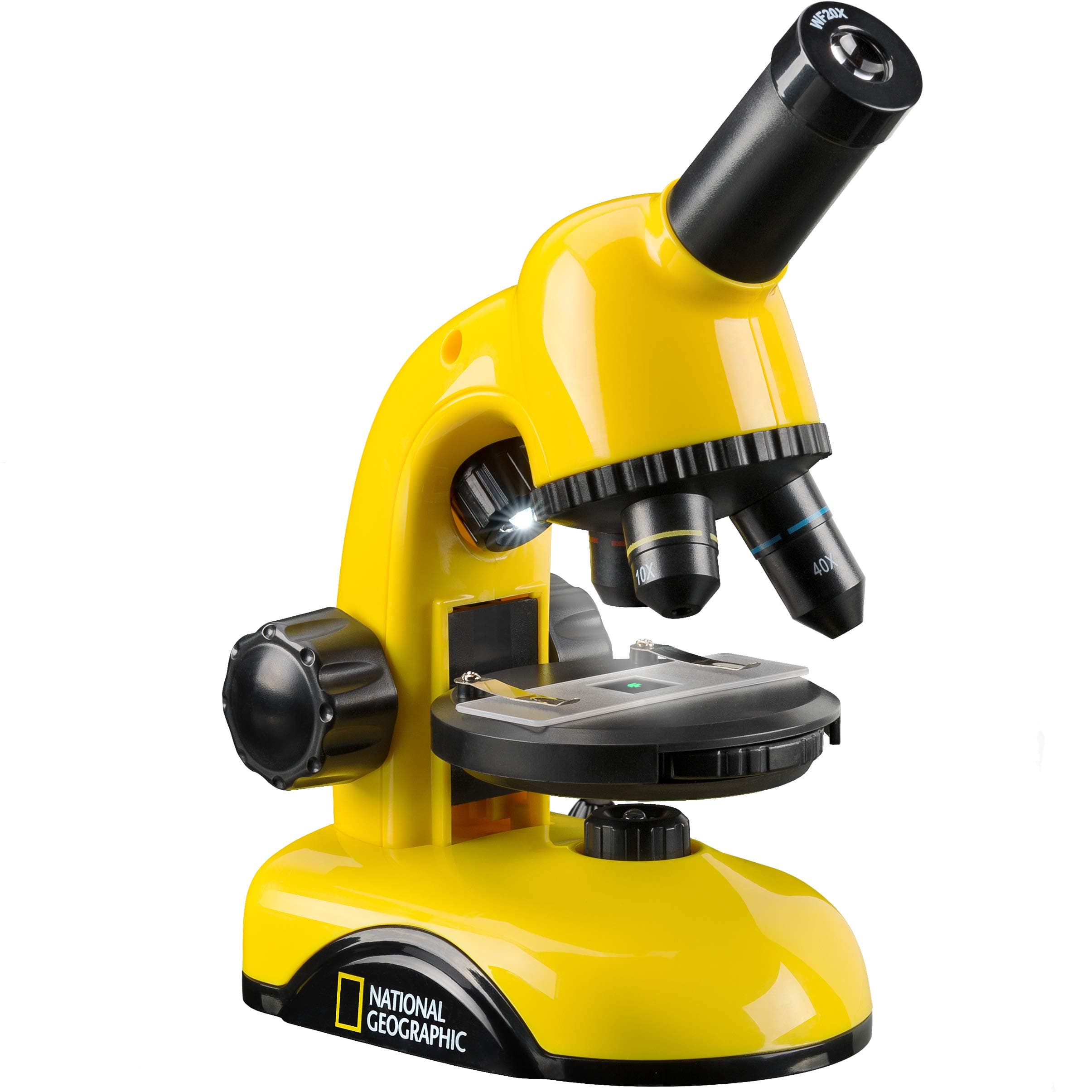 Microscope 40x-800x with Smartphone Camera Holder and Accessories, for Easy Start into the Microcosmos