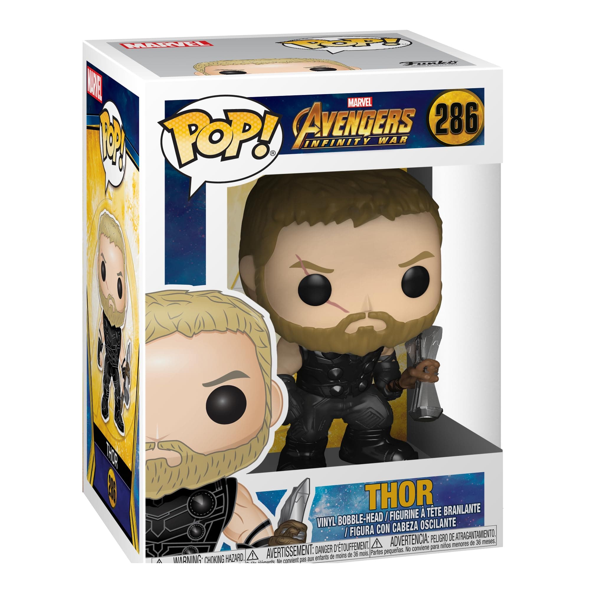 POP! Marvel Avengers Infinity War - Thor - Collectable Vinyl Figure - Gift Idea - Official Merchandise - Toys for Kids & Adults - Movies Fans - Model Figure for Collectors and Display