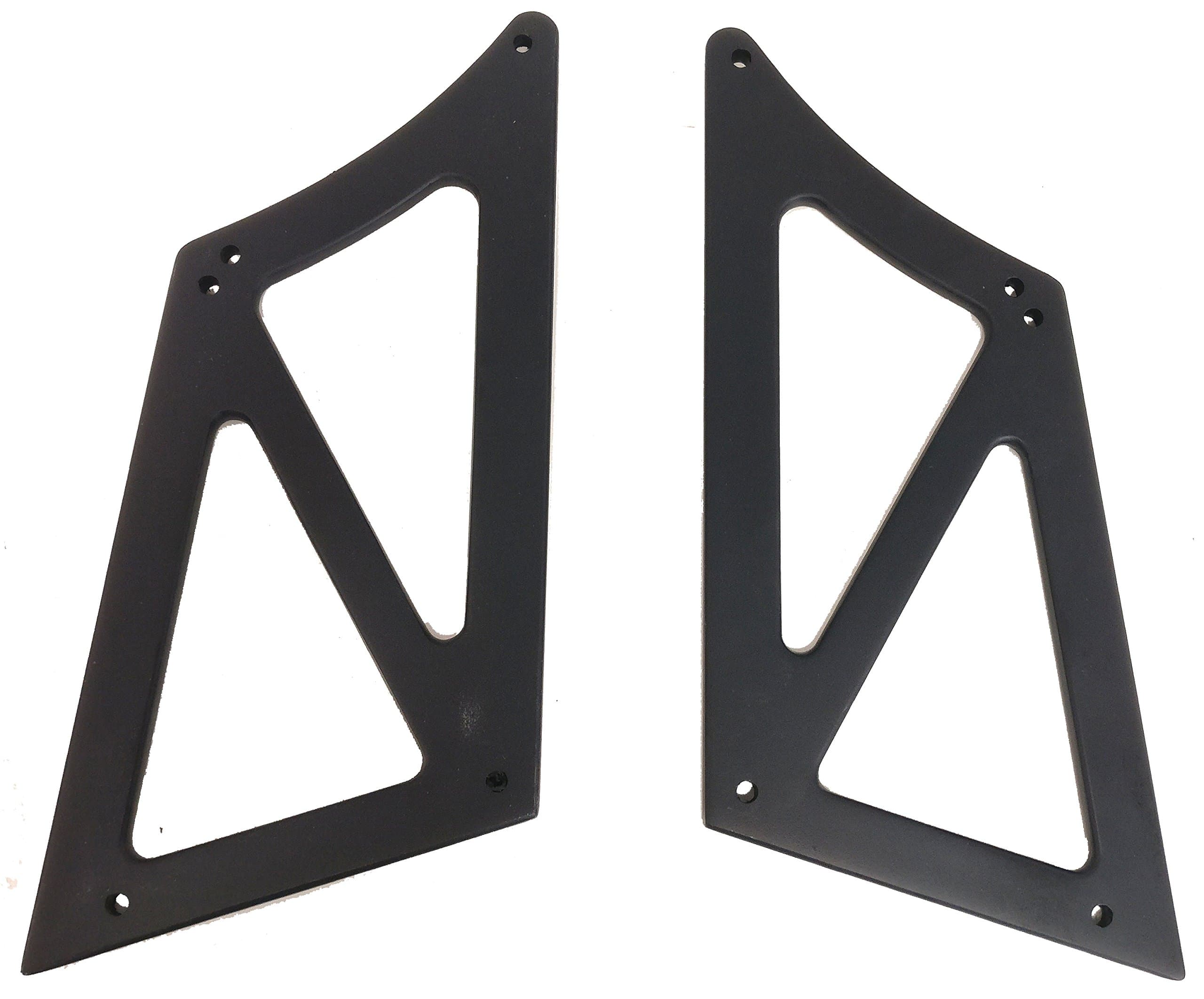 ABS DYNAMICS Universal VOLTEX Style GT Spoiler Bracket 300MM Black Plastic Fiber