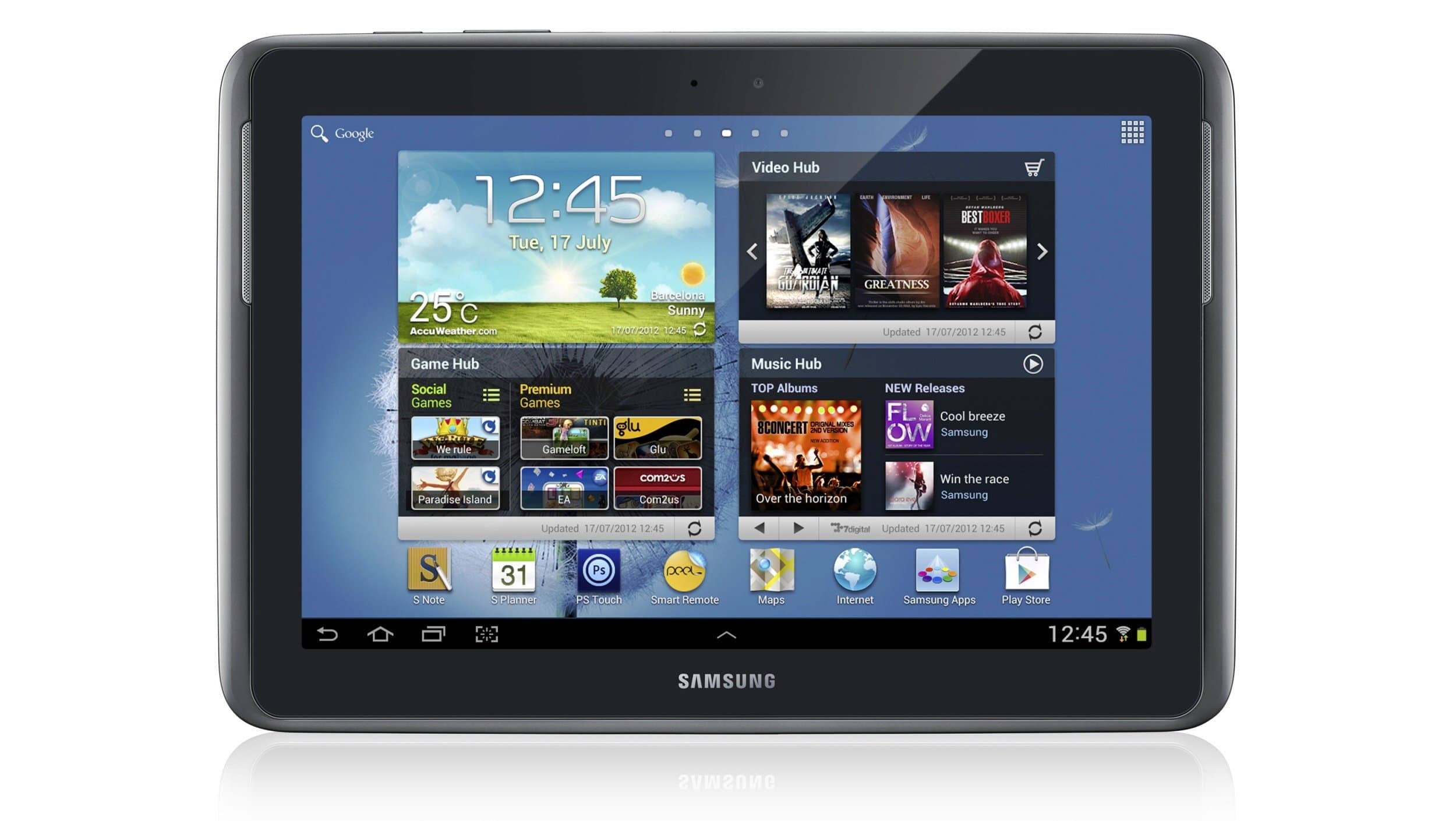 Samsung Galaxy Note 10.1 inch Tablet - Grey (ARM Cortex A9 1.4GHz, 16GB, Wi-Fi, BT, Android 4.0)