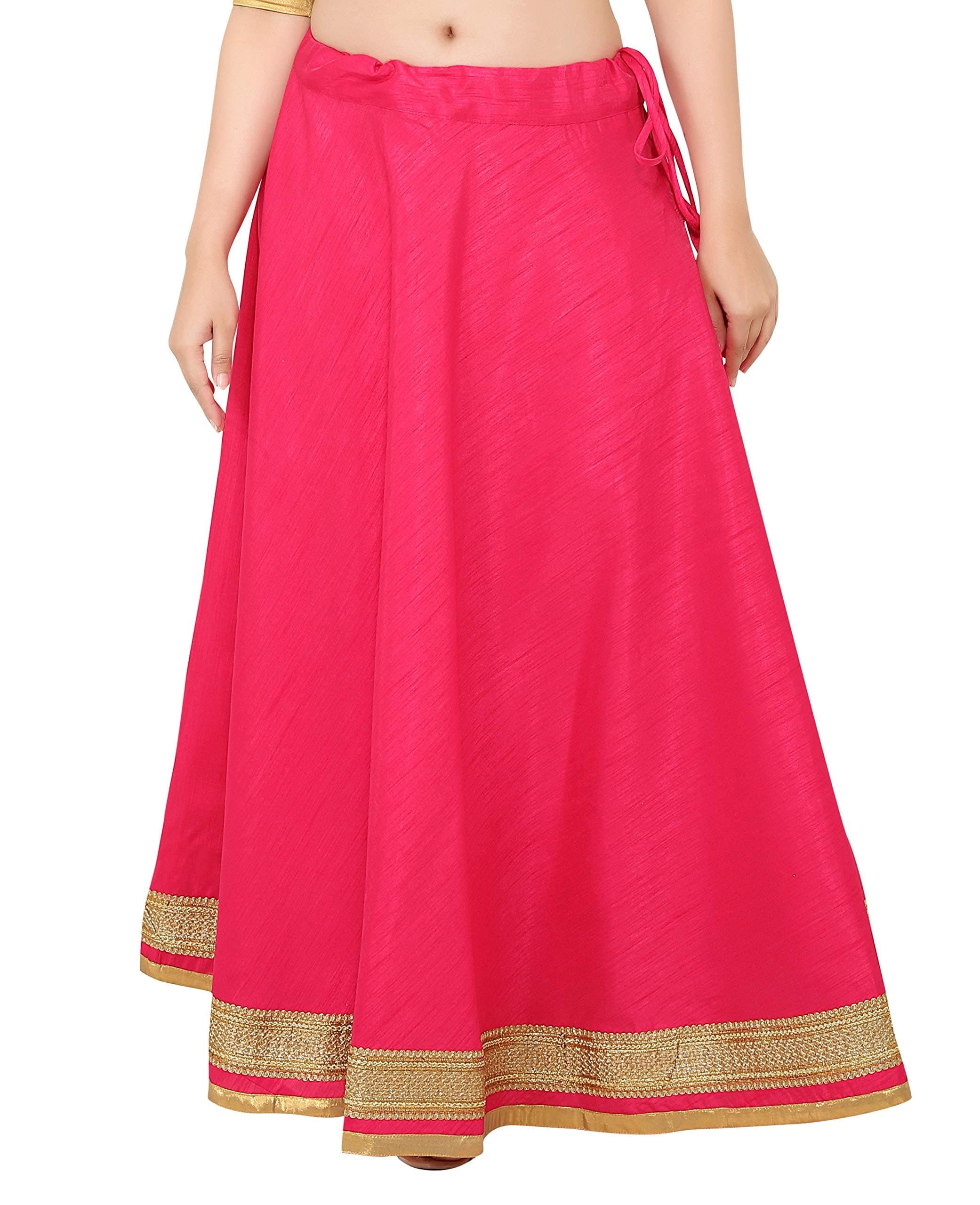 Studio Shringaar Women Polyester Lehenga Skirt