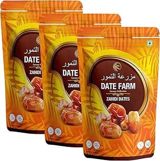 Date Farm Zahidi Luxury Wet Dates | Soft & Juicy | 100% Natural Superfood | Boosts Immunity | No Added Sugar | Gluten-Free | 1500g Healthy Pack
