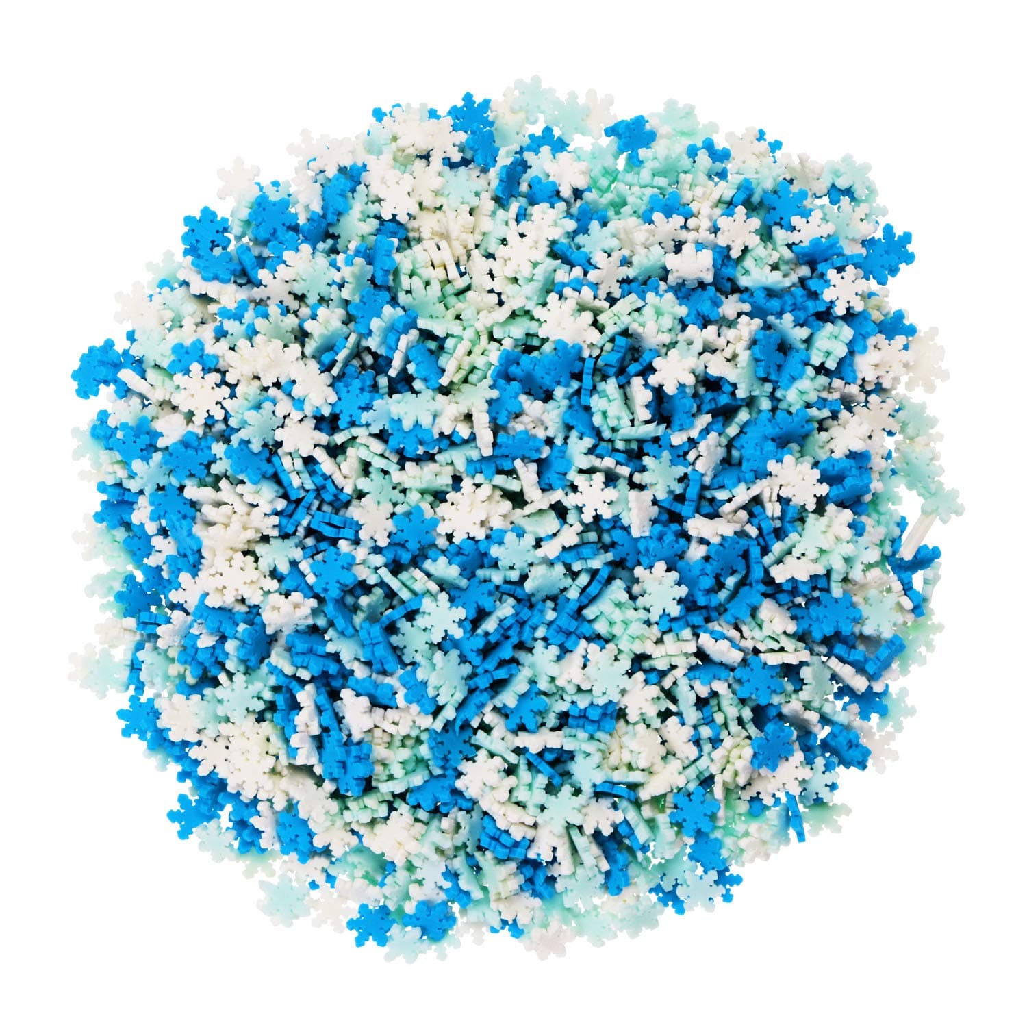 Penta Angel Flatback Resin Slime Accessories 50g Multi Colored Clay Sprinkles Decorations for Slime Charm Filler Fake Candy Chocolate Cake Dessert Particles Toy and Crafts (6mm-Snowflake)