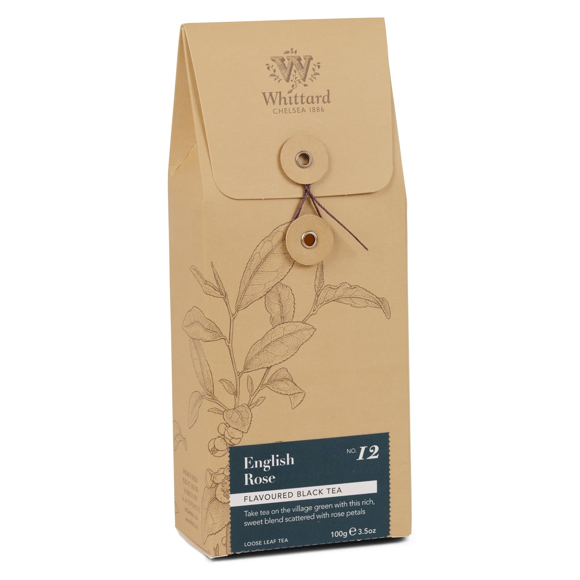 Whittard Tea English Rose Loose Leaf 100g
