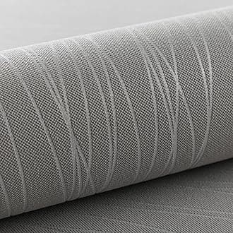 3D Wave Stripes Glitter Wallpaper Silver Grey 9.5×0.53m,Embossed Roll for Living Room Bedroom Kitchen Front Room,Non Woven Fabric Wallpaper Luxury Modern Abstract