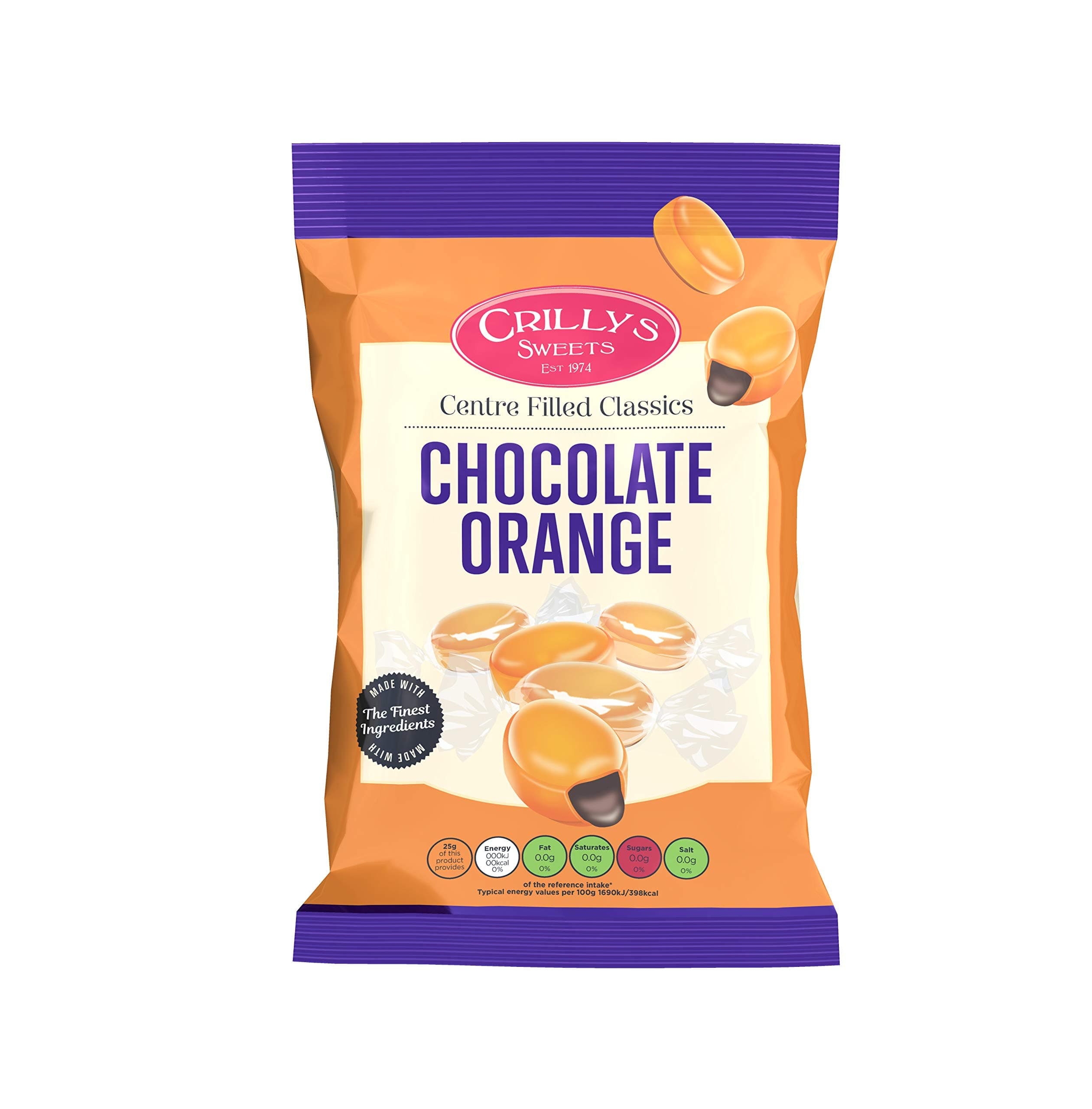 Crillys Chocolate Orange (130g) British Sweets/Candy