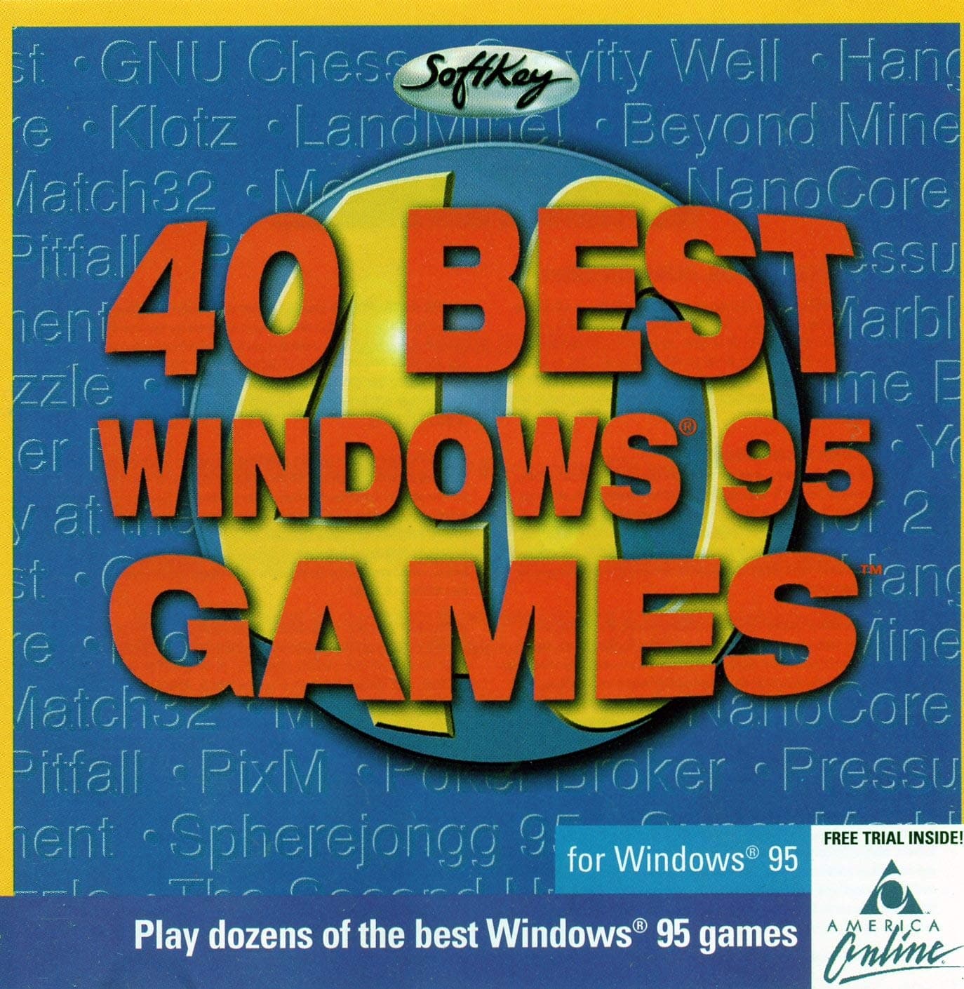 40 Best Windows 95 Games (Jewel Case)