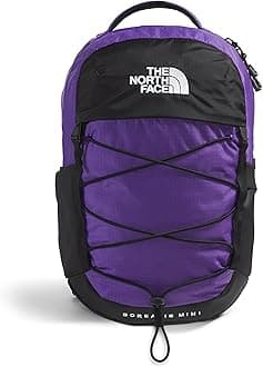 The North Face 10L Mini Borealis Every Day Backpack - PFAS Free, Peak Purple/TNF Black, One Size
