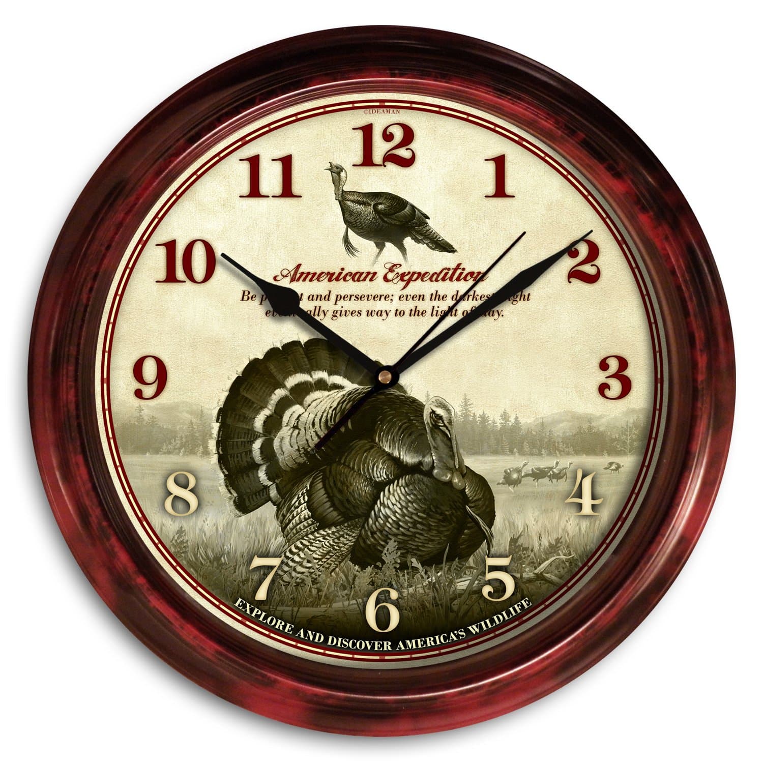 Signature Series Clock, Wild Turkey
