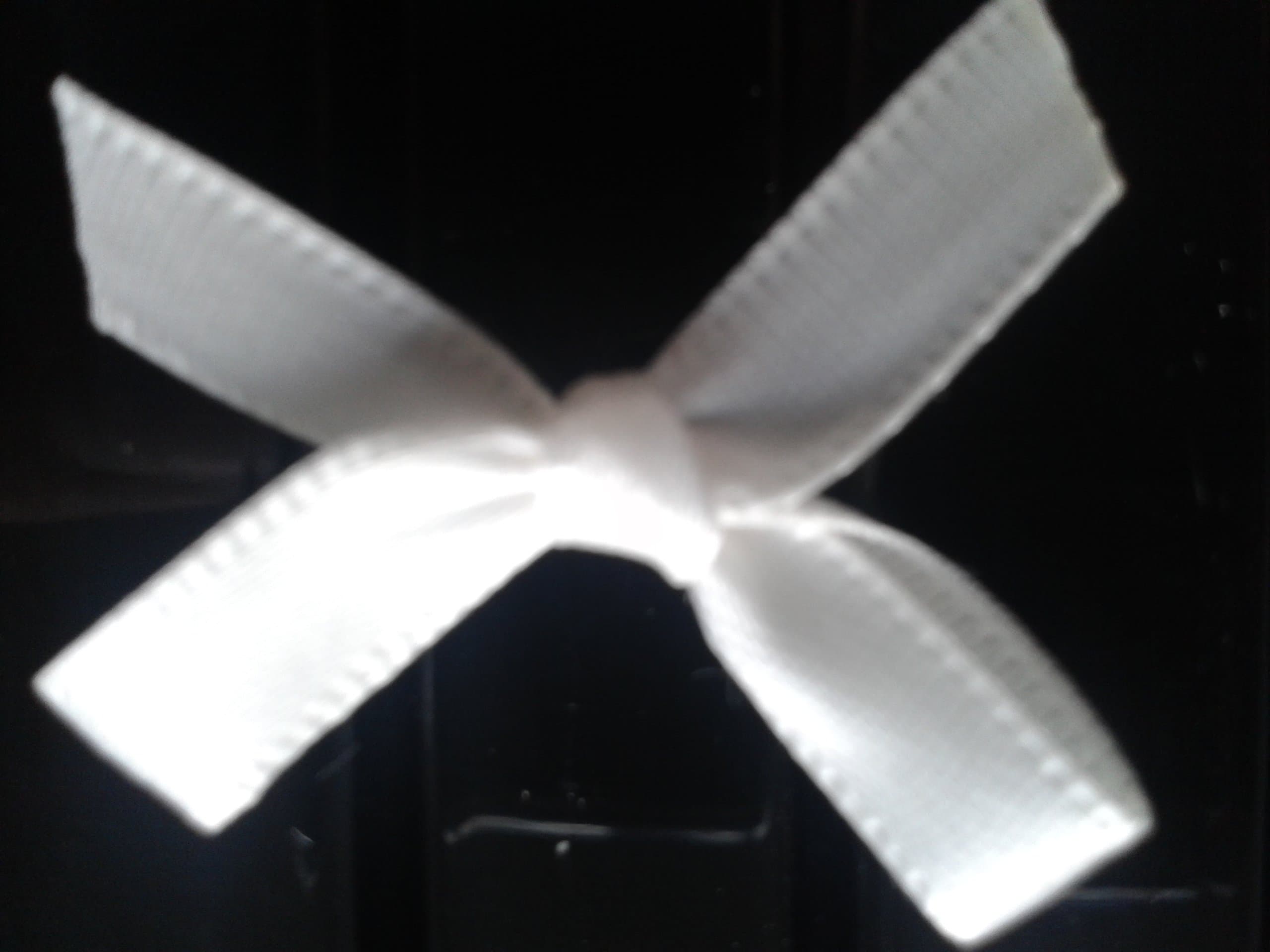 100 x 7mm Mini Satin Ribbon Bows - Mixed or Single Colour Pack (White)