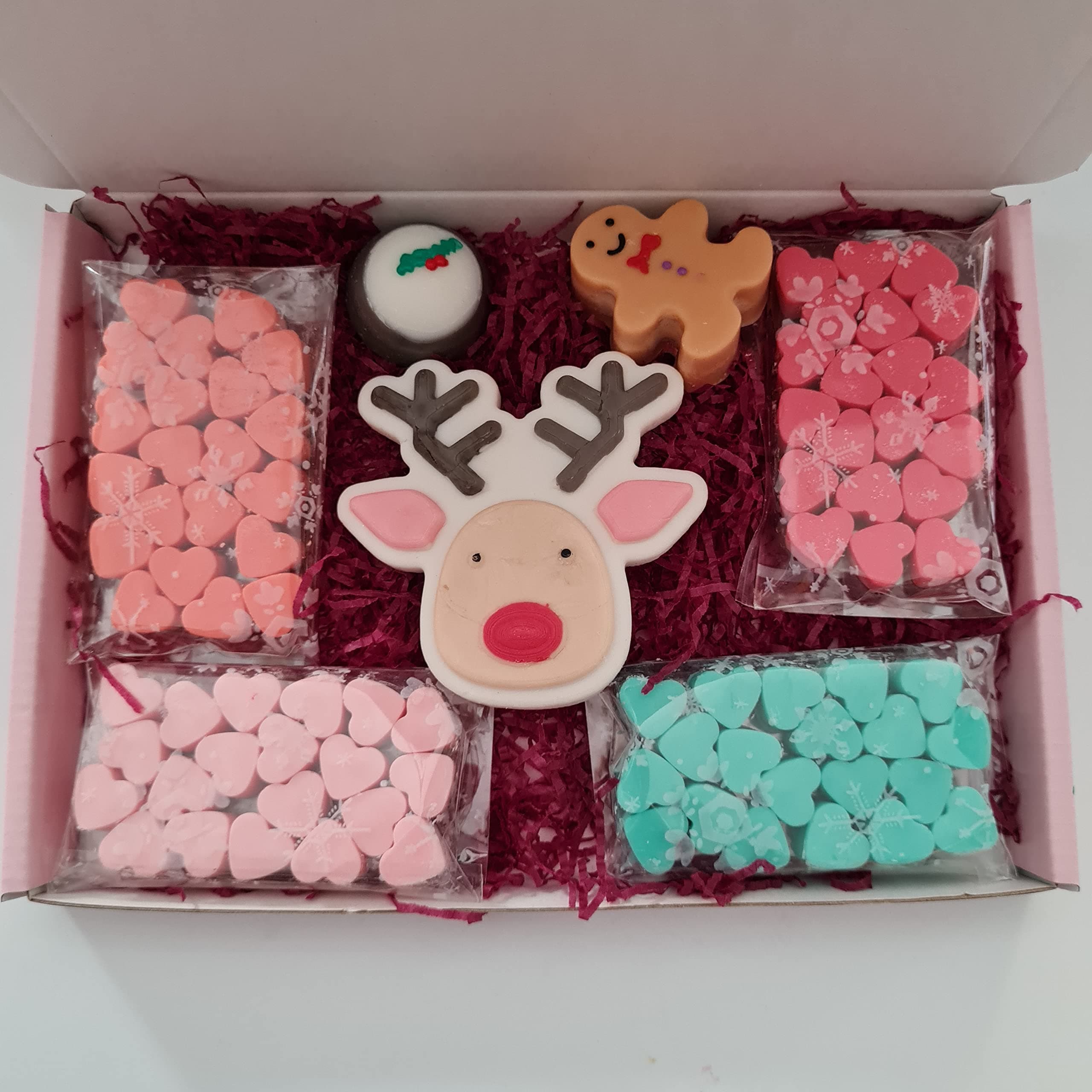 Highly scented Christmas wax melts gift box