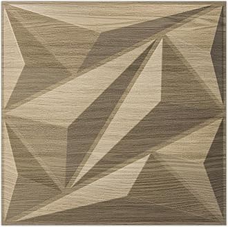 Art3dwallpanels Walnut 33 Pack 3D Wall Panels for Interior Decor, PVC Textured Wall Panels 12''x12'' Cover 32.Sq.Ft.