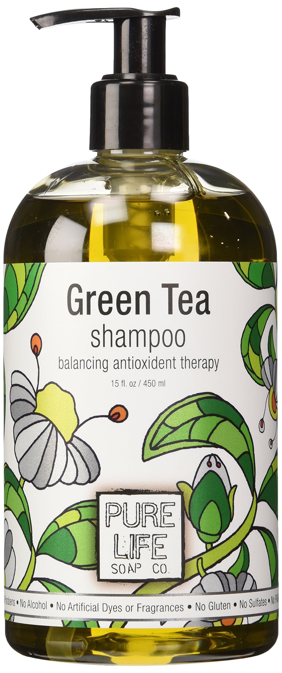 Shampoo Green Tea, 15 Fluid Ounce