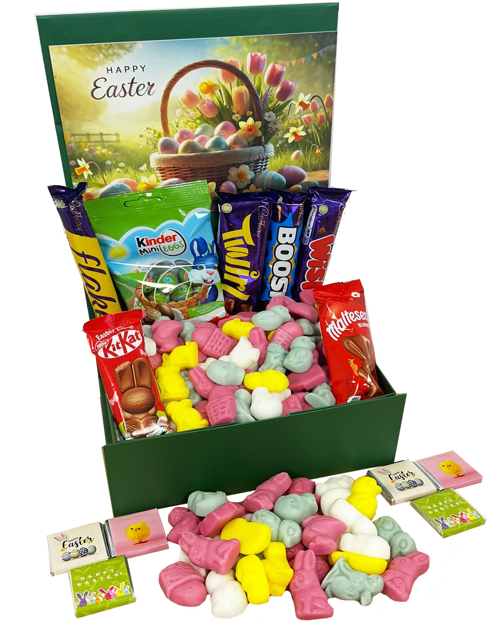 Easter Chocolate hamper Pick n Mix Sweet gift Box With Easter Sweets Egg Gift Milk Chocolate Box