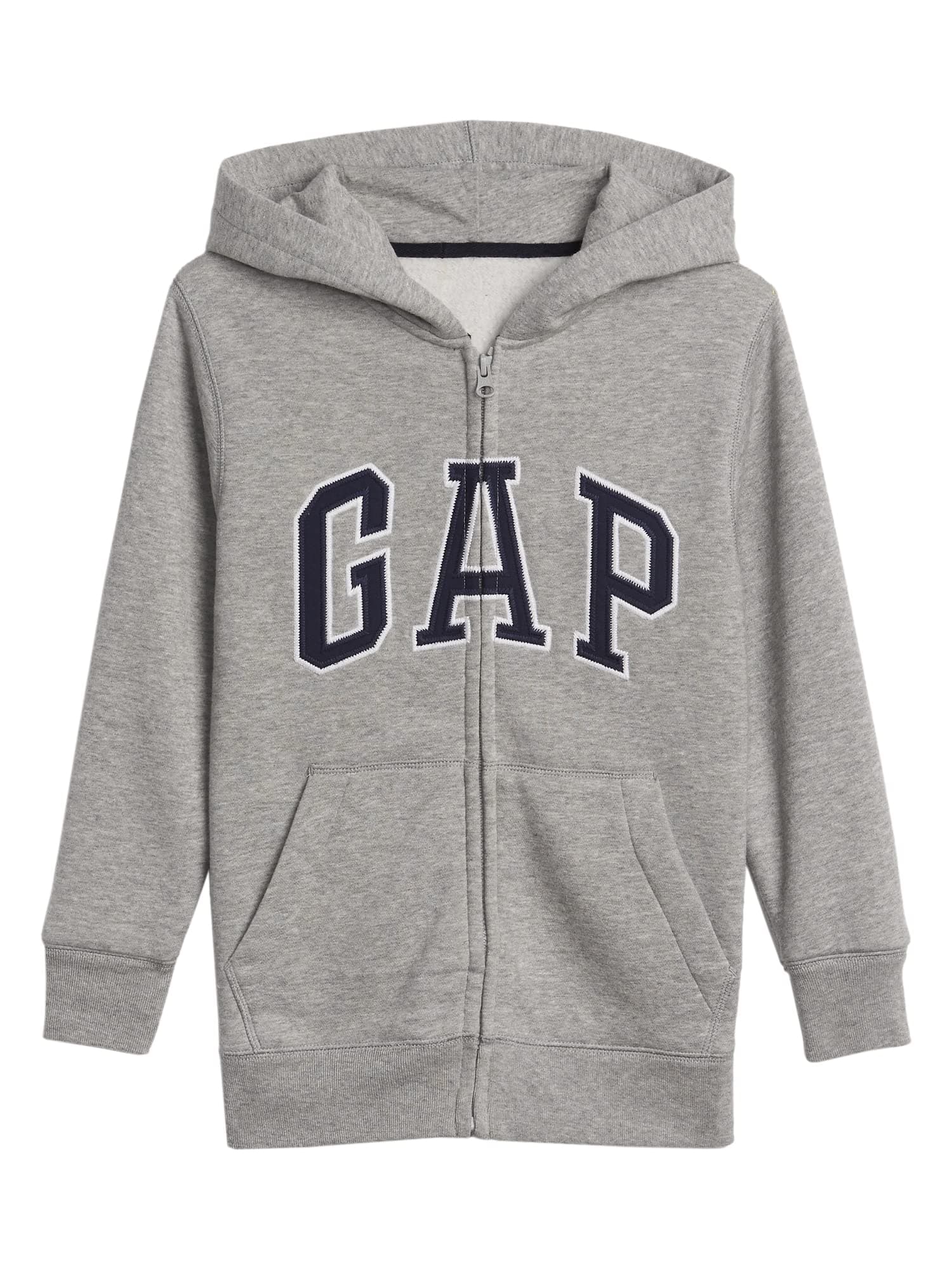 GAP ボーイズ フルジップパーカー フード付きスウェットシャツ