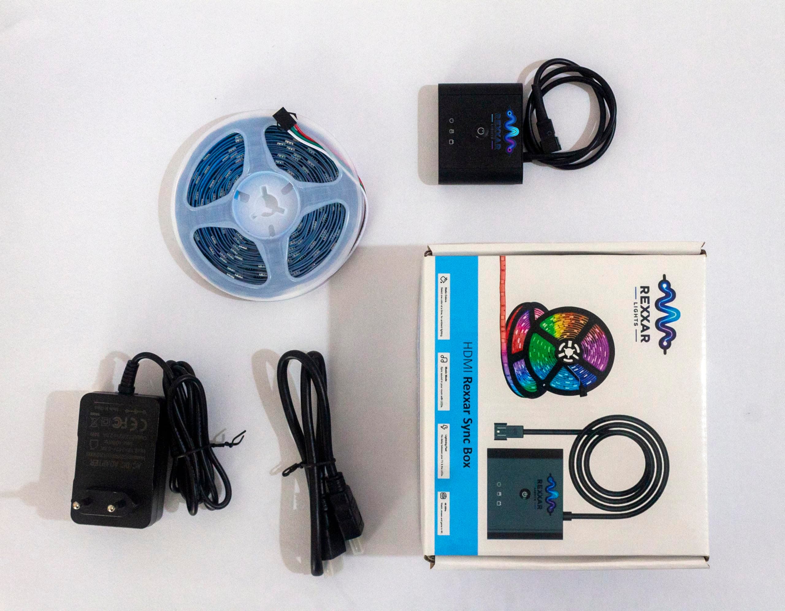 Generic Rexxar HDMI Sync Box - LED Light Strip - Multi Color - 1 Count