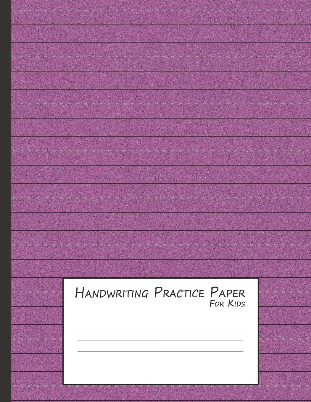 Handwriting Practice Paper for Kids: A Workbook for Learning to Write Alphabets & Numbers – Maroon Foam (Writing Exercise Stationery)