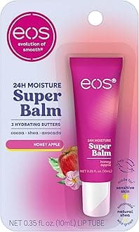 eos 24H Moisture Super Balm- Honey Apple, Lip Mask, Day or Night Lip Treatment, Made for Sensitive Skin, 0.35 fl oz