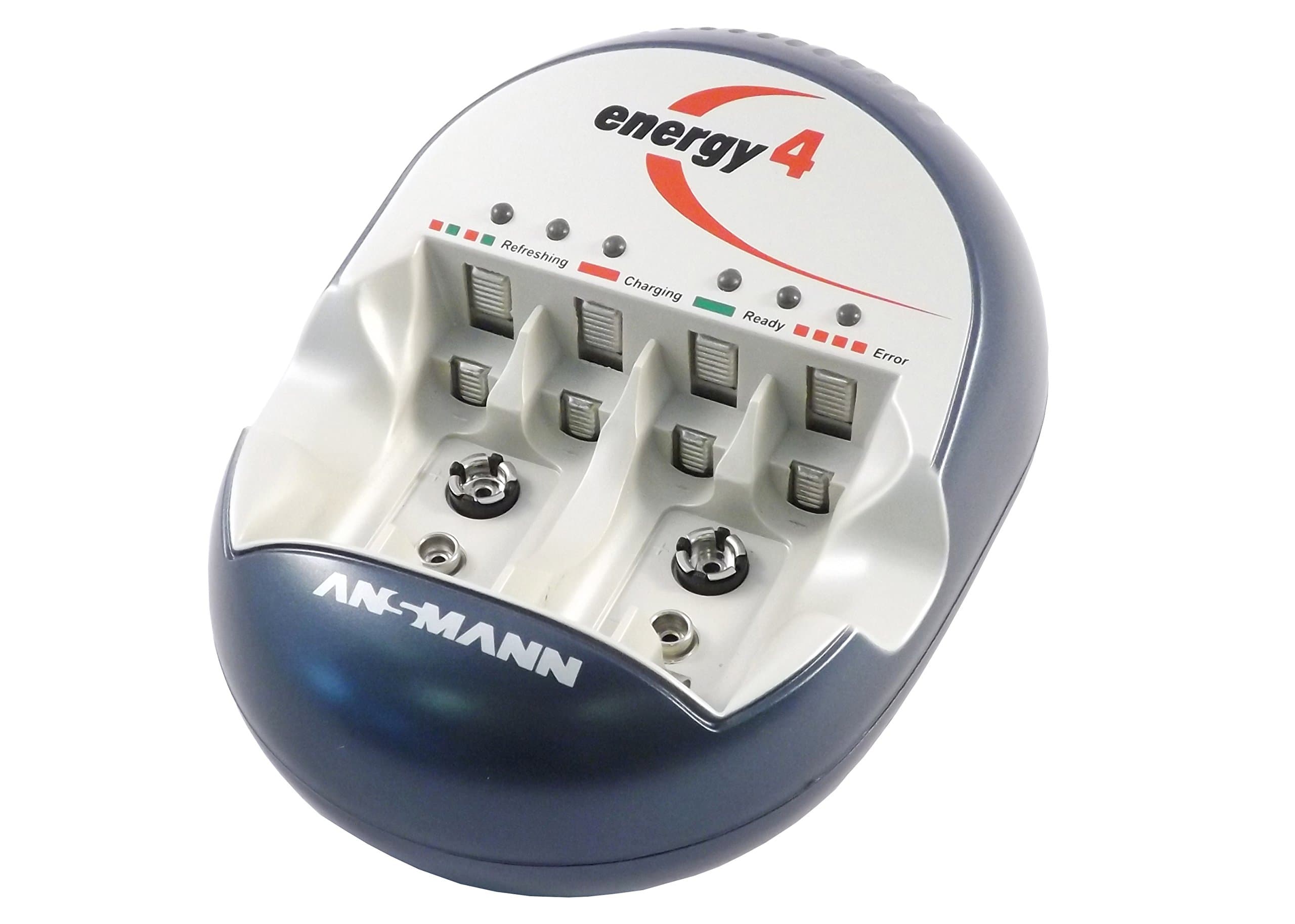 Ansmann Energy 4 Universal Plug-in Charger for AA, AAA, and 9V