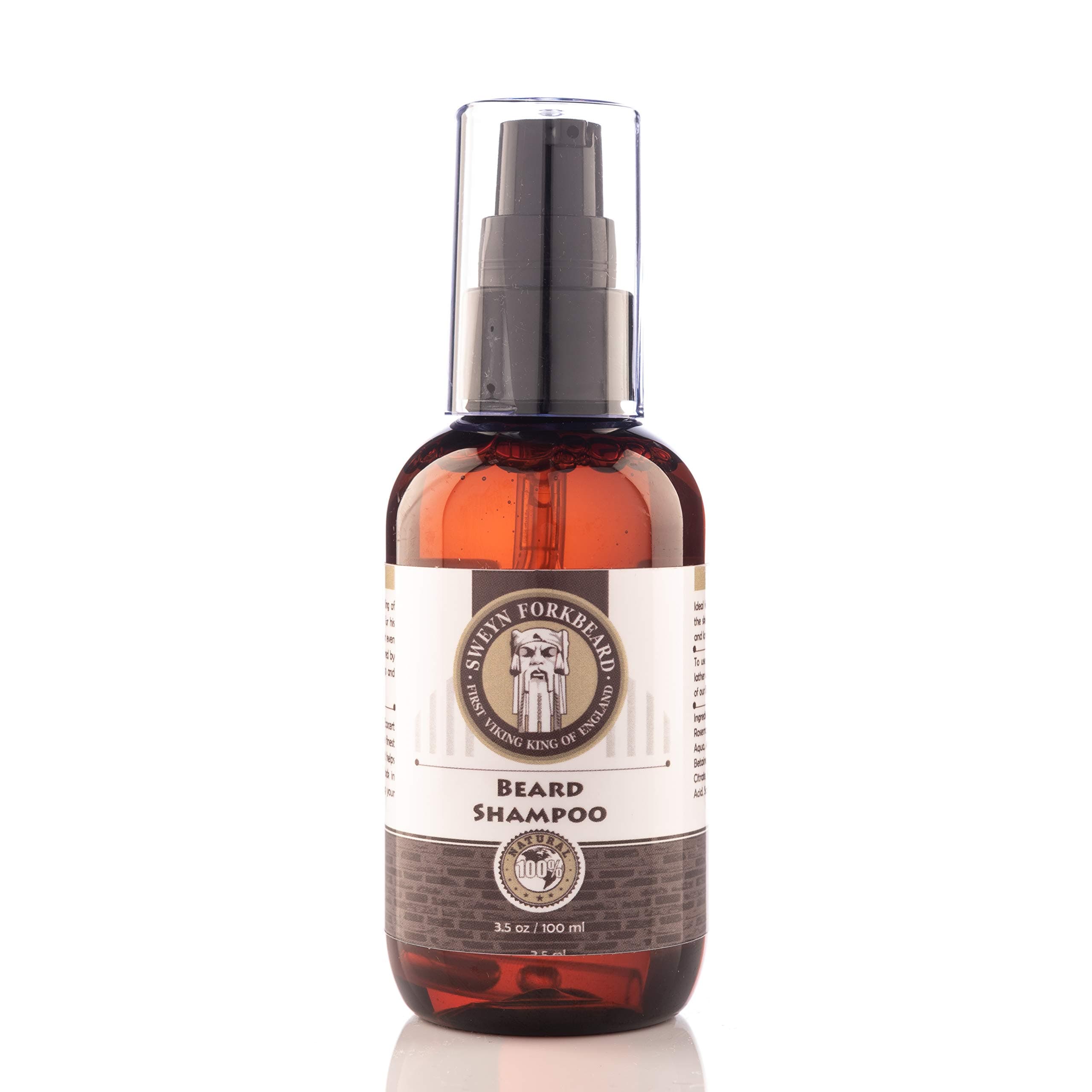 Organic Beard Shampoo Sweyn Forkbeard - Clean the Beard While Keeping Its Natural Moisture Locked In