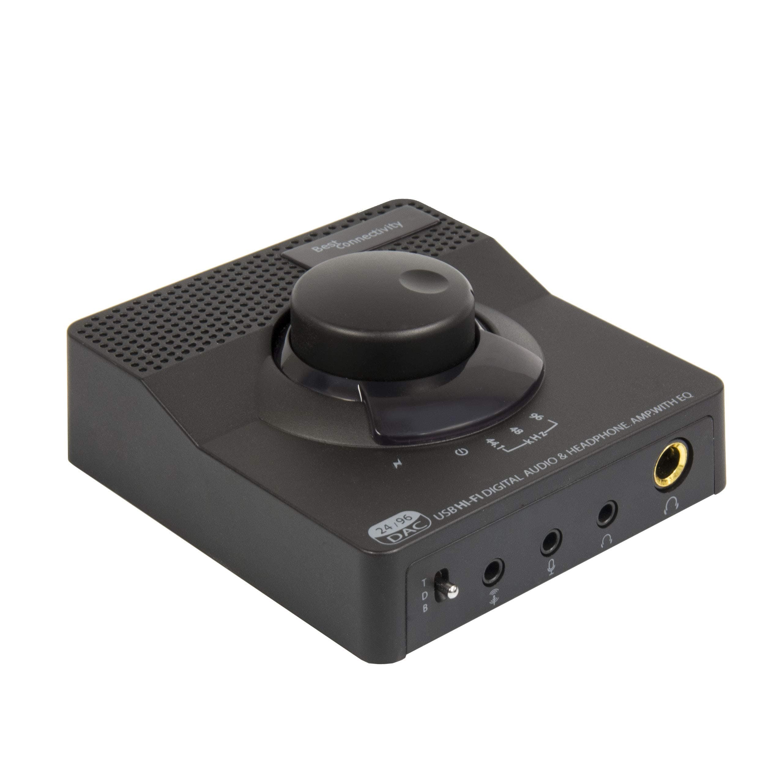 Sonic 24bit 96KHz USB DAC Stereo Headphone Amplifier 2 Stage EQ Digital/Coaxial Output and RCA Output SD-DAC63116