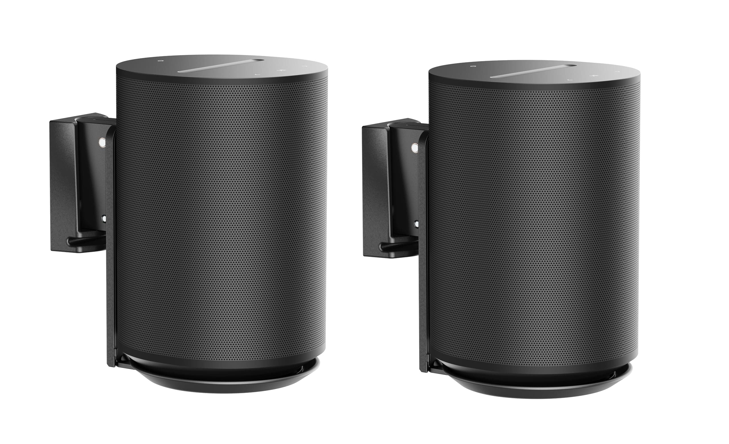 ynVISION.DESIGN Adjustable Wall Mount Compatible with Sonos ERA 100 Speaker - Black 2 Pack (Black, 1 Box of 2 Mounts)