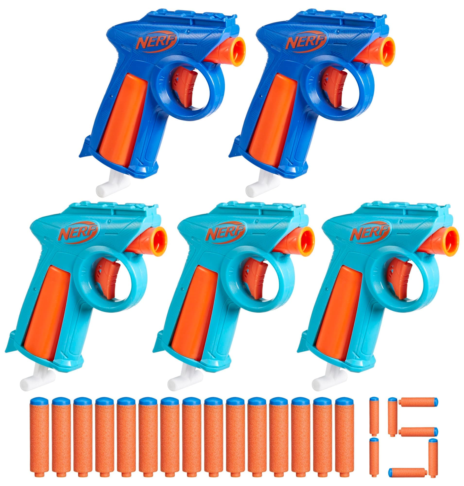 Nerf N Series Party Pack, Includes 5 N Series Flex Blasters, 15 N1 Darts Compatible Only N Series Blasters, Ages 8+ (Amazon Exclusive)