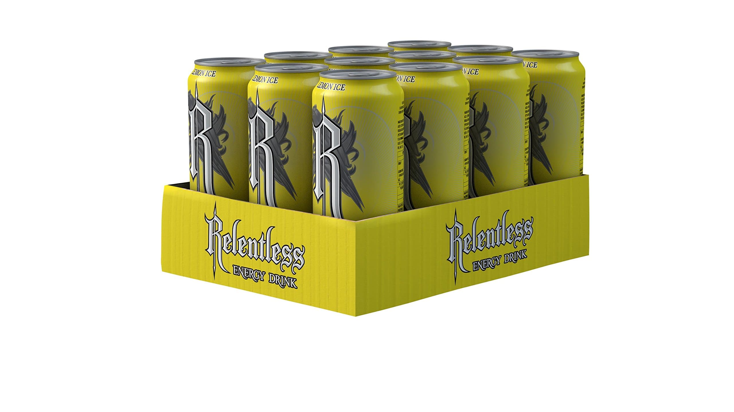 Relentless Lemon Ice, 500 ml, Pack of 12