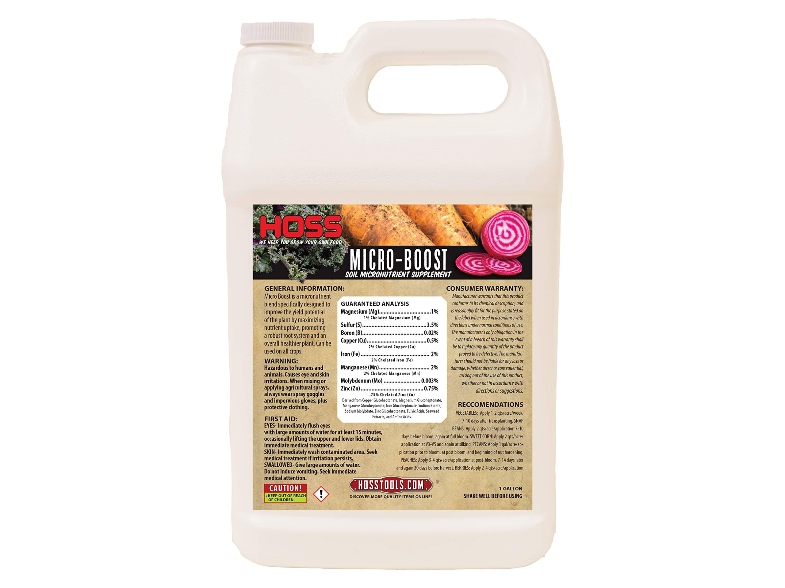 Micro-Boost Soil Micronutrient Supplement | Feed Your Garden Soil! | (Quart)