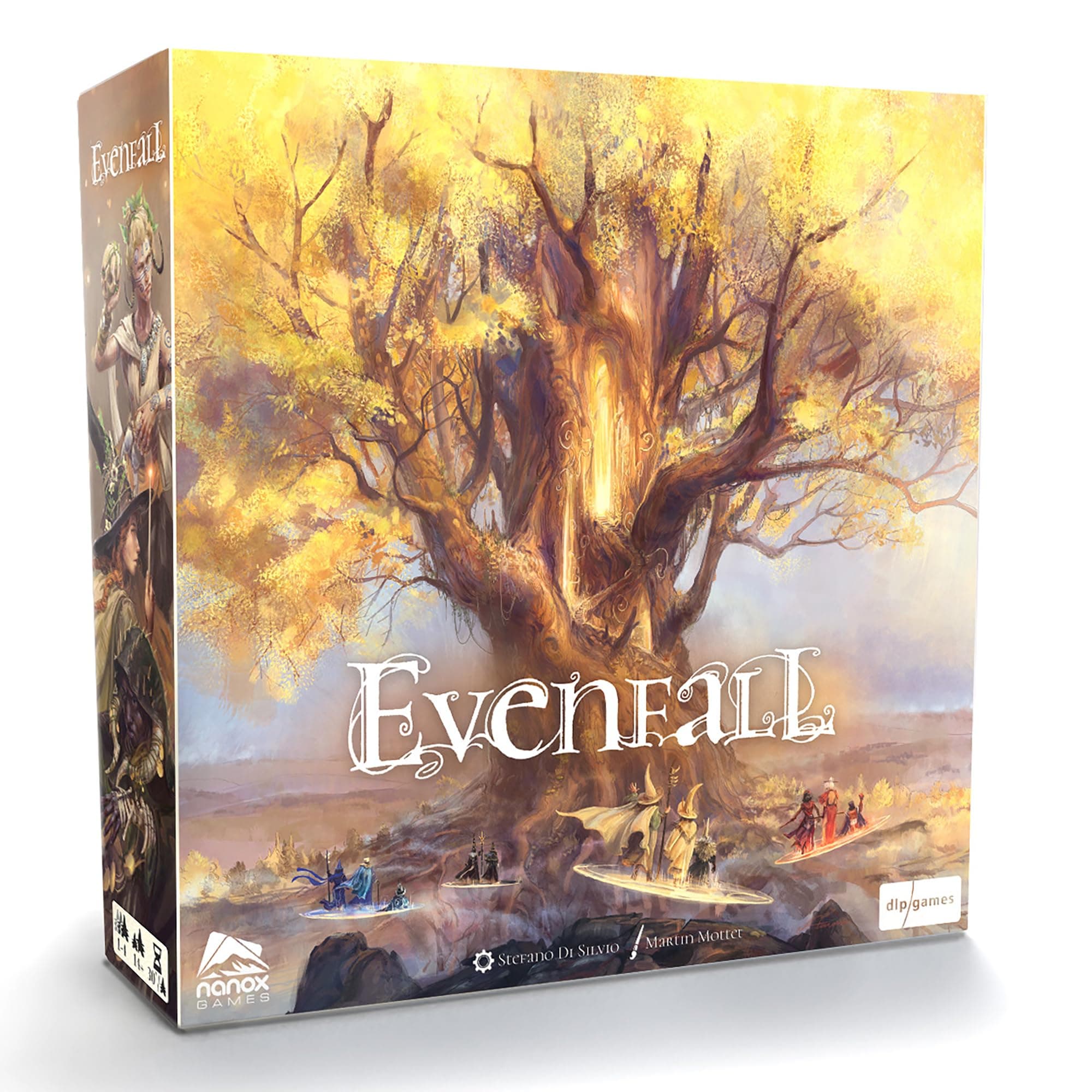 Evenfall - Strategy Board Game, Engine-Builder Card Game, Boundaries of Reality & Supernatural Dissolve, Ages 14+, 1-4 Players, 60+ Minutes
