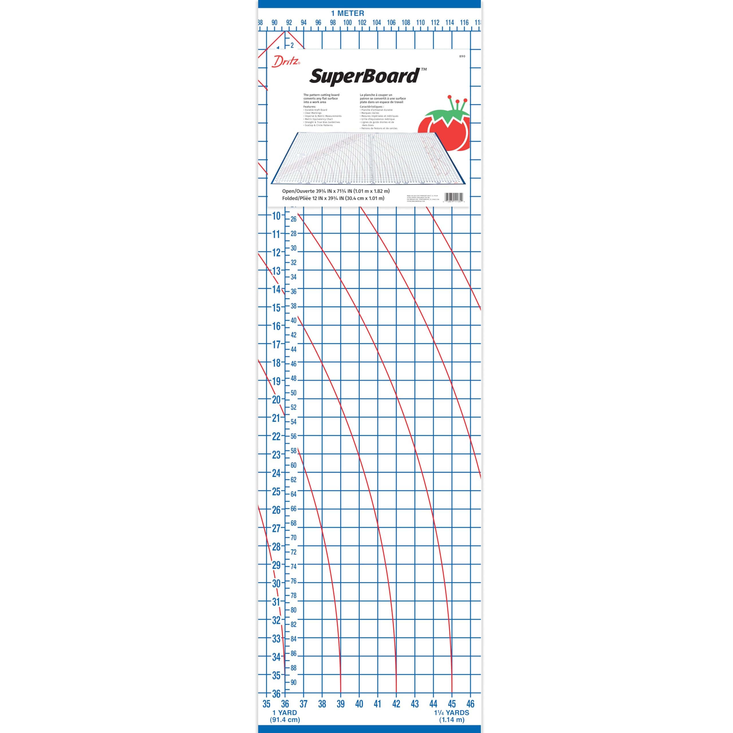 Dritz 890 Superboard Durable Kraft Board, 39-3/4 x 72-Inch