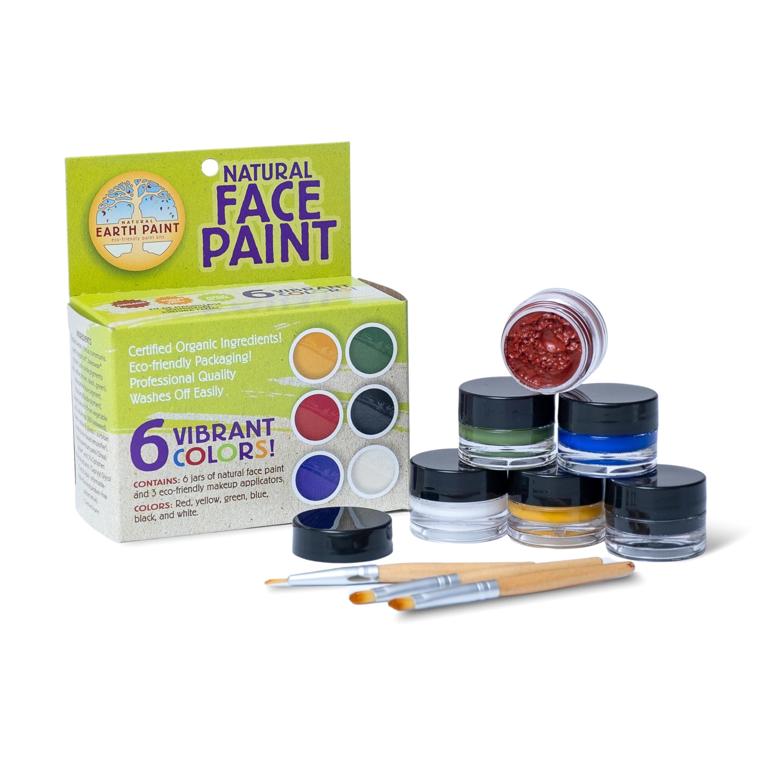 Natural Earth Paint - Natural Face Paint Kit