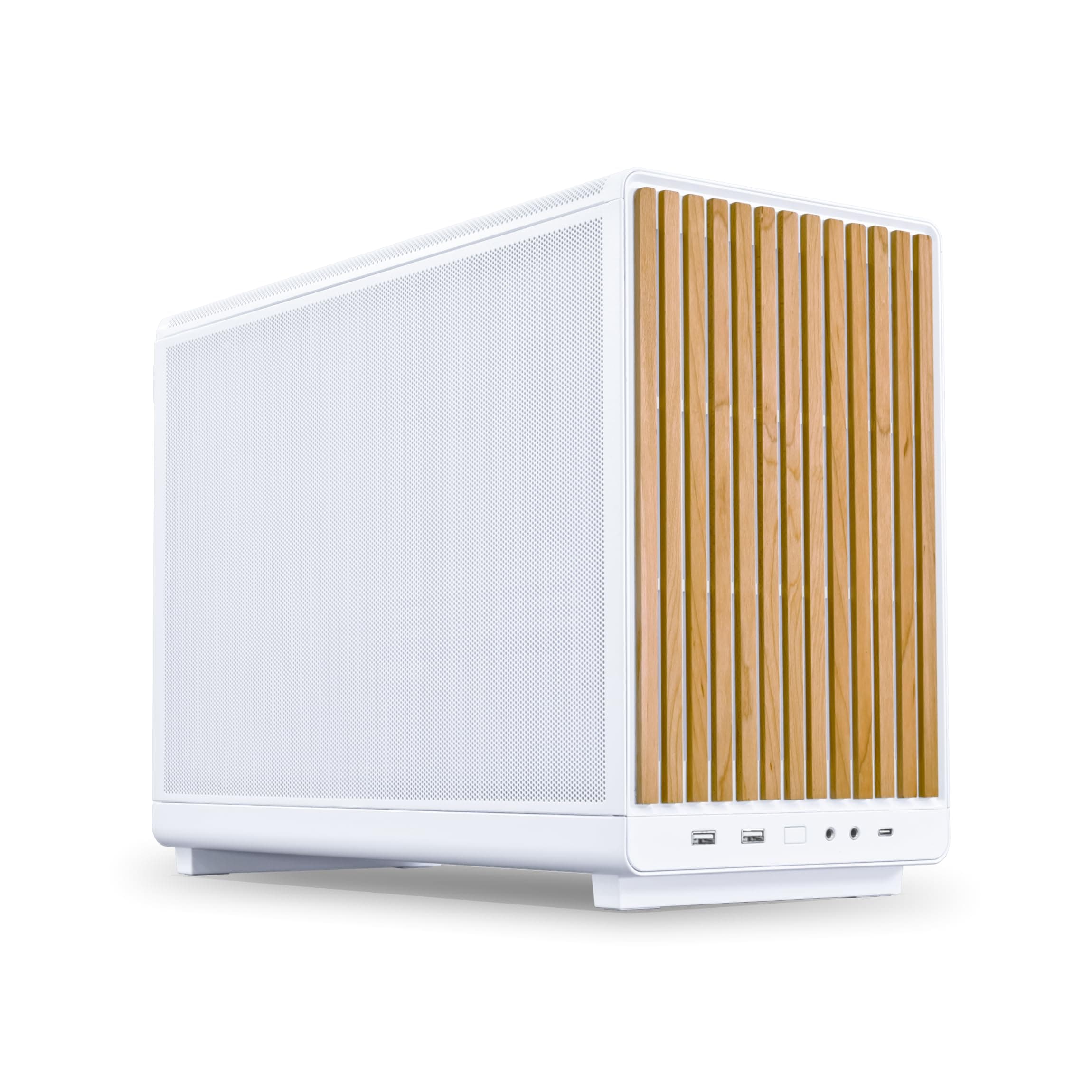 A3-mATX MD Micro-ATX PC Case - White with Modular Design and High Airflow Support