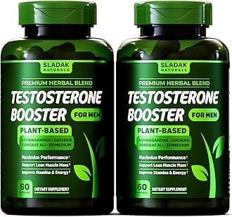 - Testosterone Booster Supplement for Men - Male Enhancing Test Boost - Ashwagandha, L-Arginine, Tongkat Ali, Tribulus + More - Workout, Build Muscle, Strength, Energy & Performance - 2 Month Supply