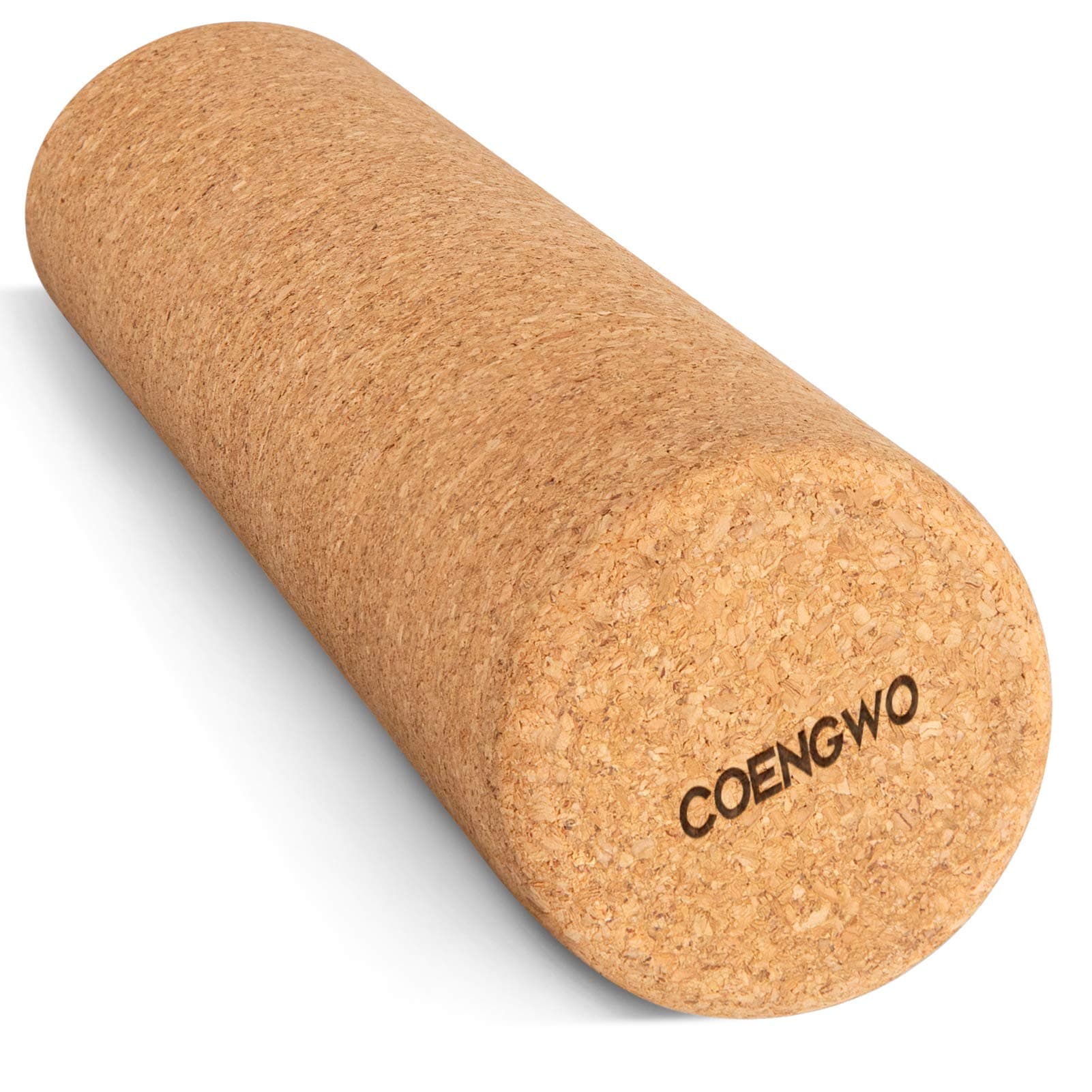 Cork Massage Roller, COENGWO Cork No Foam Roller Massage Stick for Muscle Pain Relief, Tension Relief, Deep Tissue Muscle Sore Relief, Yoga Therapy