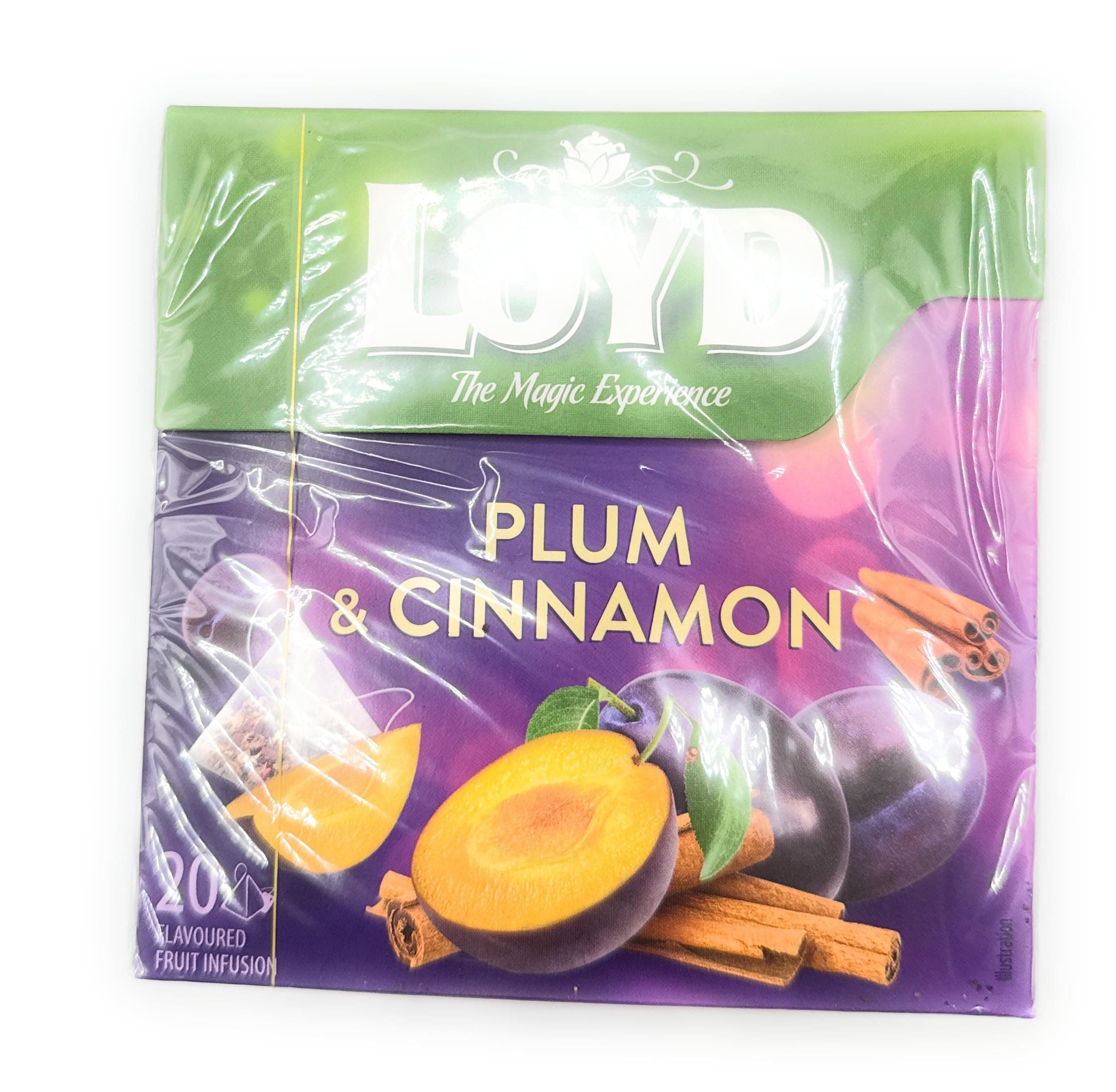 the Magic Experience Flavoured Fruit Tea Plum & Cinnamon 20 teabags