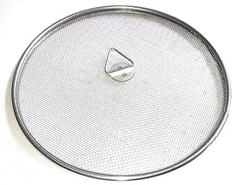 Royals Stainless Steel Pot/Vessel Net cover/Lid (9inch), 2pc