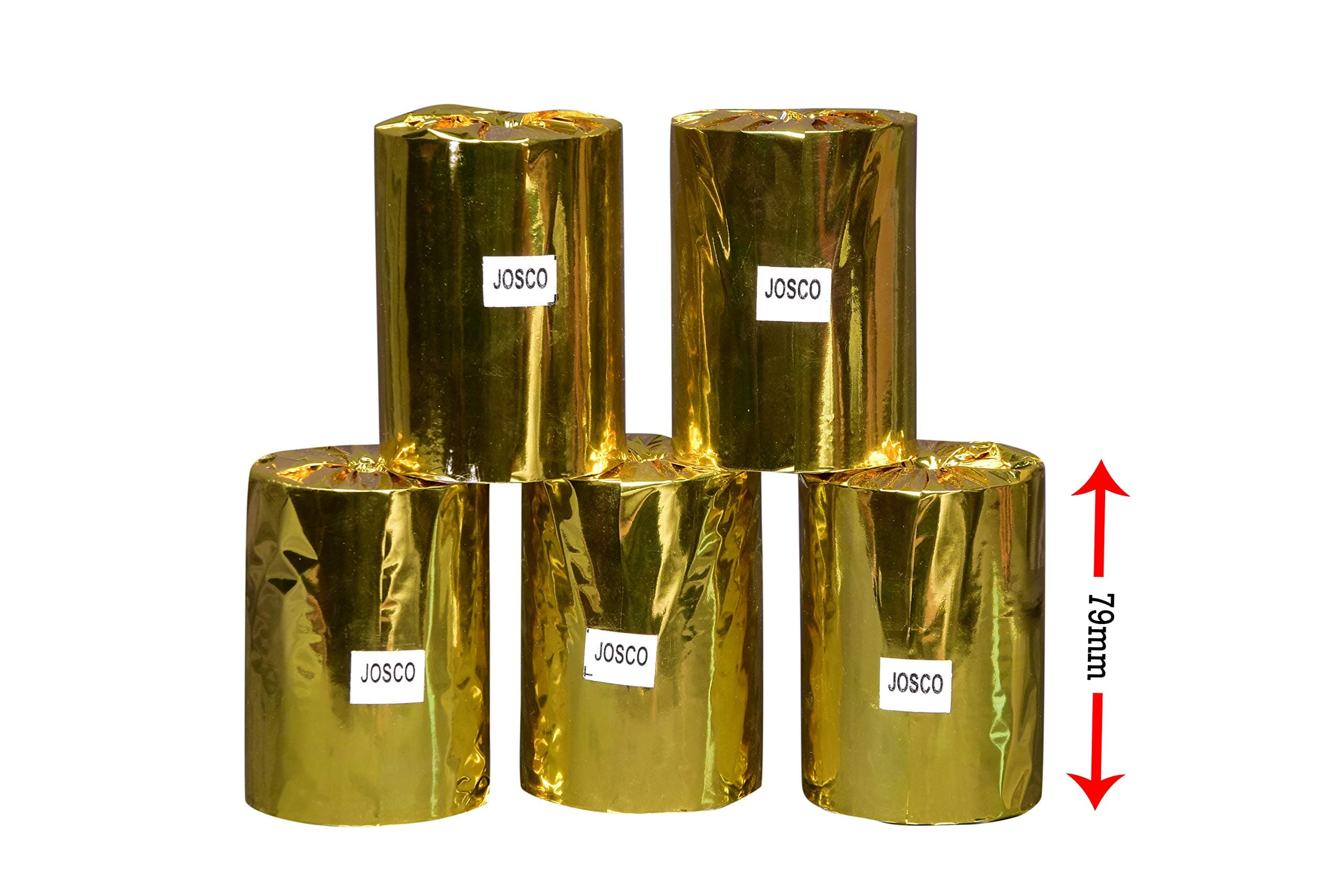 JOSCO Paper Rolls Thermal Paper Rolls 79mm (Width) X 50 Mtrs (Length), Pack Of 10 Rolls