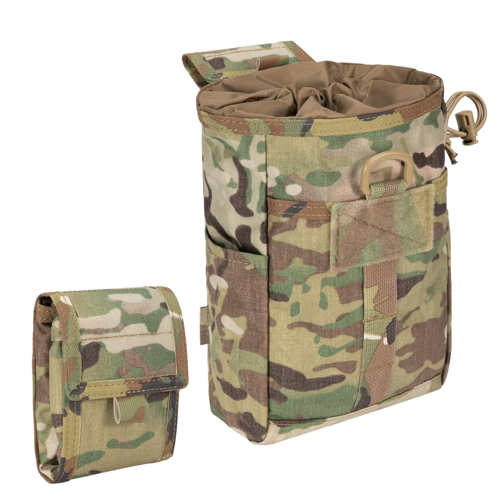 EXCELLENT ELITE SPANKER Molle Dump Pouch Drawstring Magazine Utility Pouch Folding Dump Pouch Waist Bag