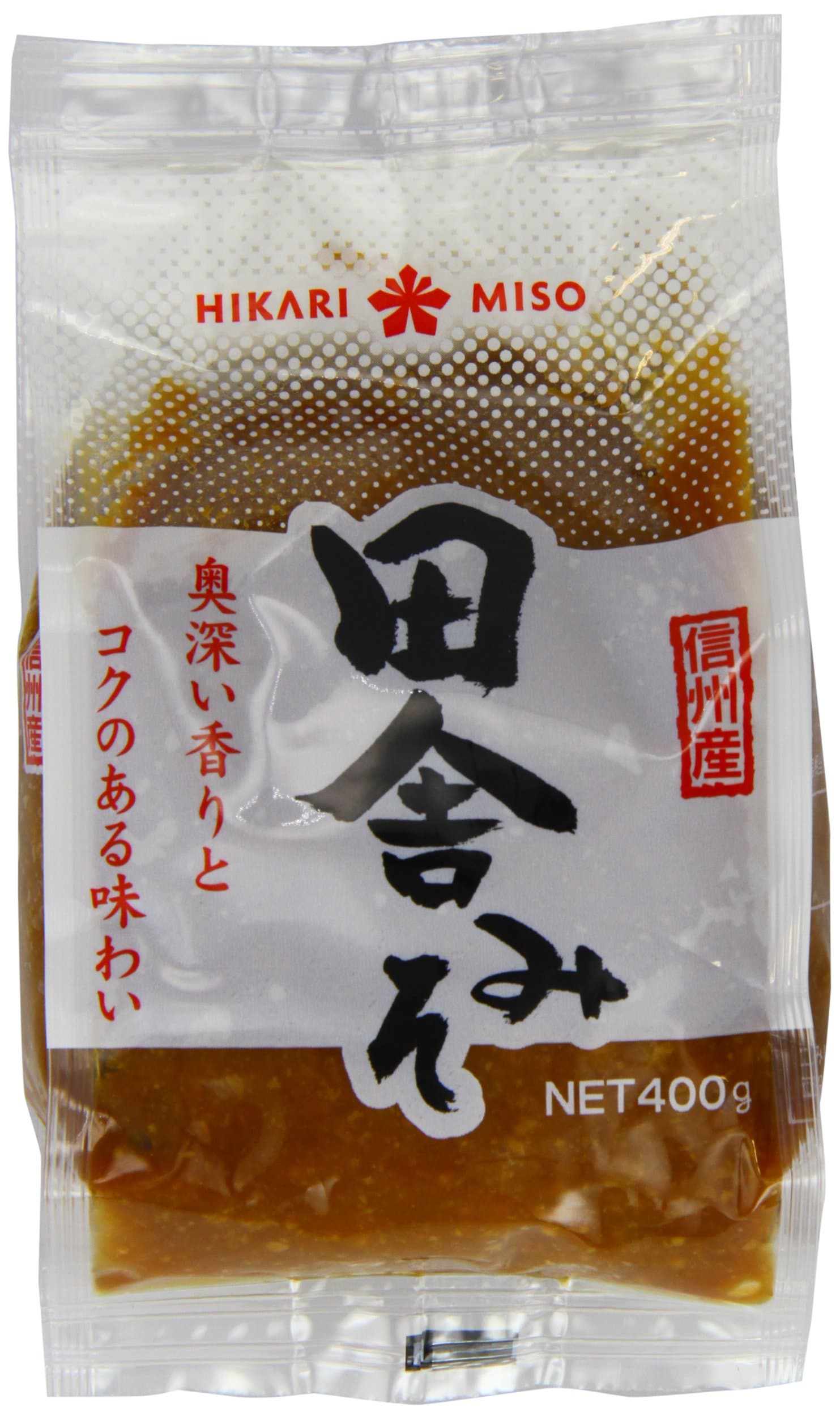 Hikari Inaka Miso Paste Standing Pouch 400 g (Pack of 5)
