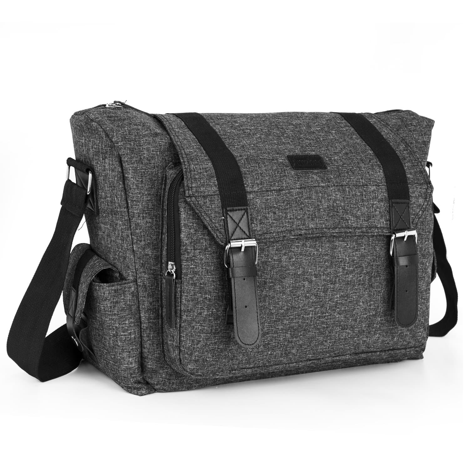 Amzbag Camera Bag SLR/DSLR Camera Shoulder Bag Case Include Shoulder Strap Removable Organizer Carrying Shoulder Bag for Four Sony Canon Nikon Olympus Pentax (Black)