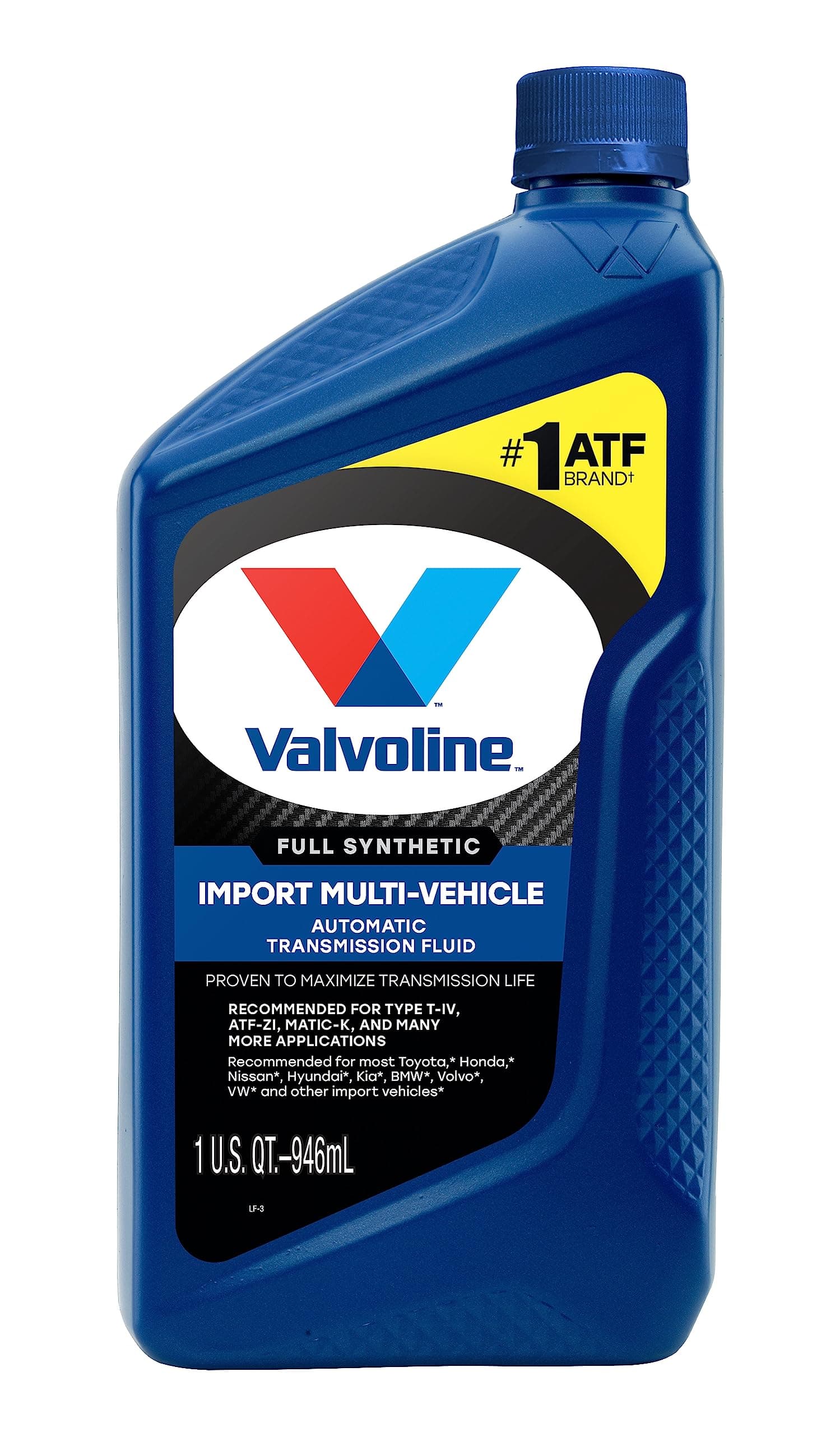 Import Multi-Vehicle (ATF) Full Synthetic Automatic Transmission Fluid 1 QT